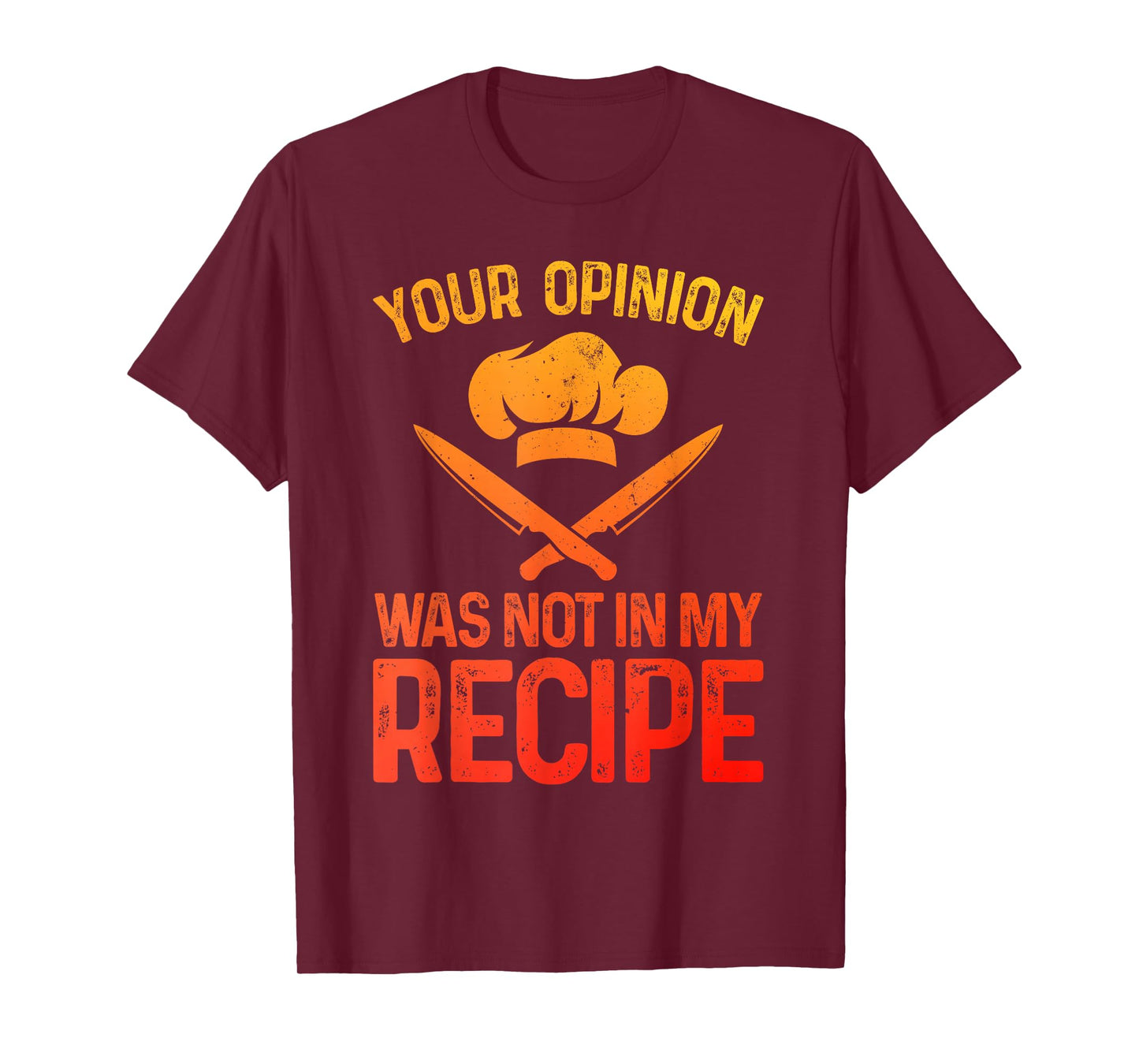 Funny Chef Design for Men Women Cook Cooking Culinary Chef T-Shirt
