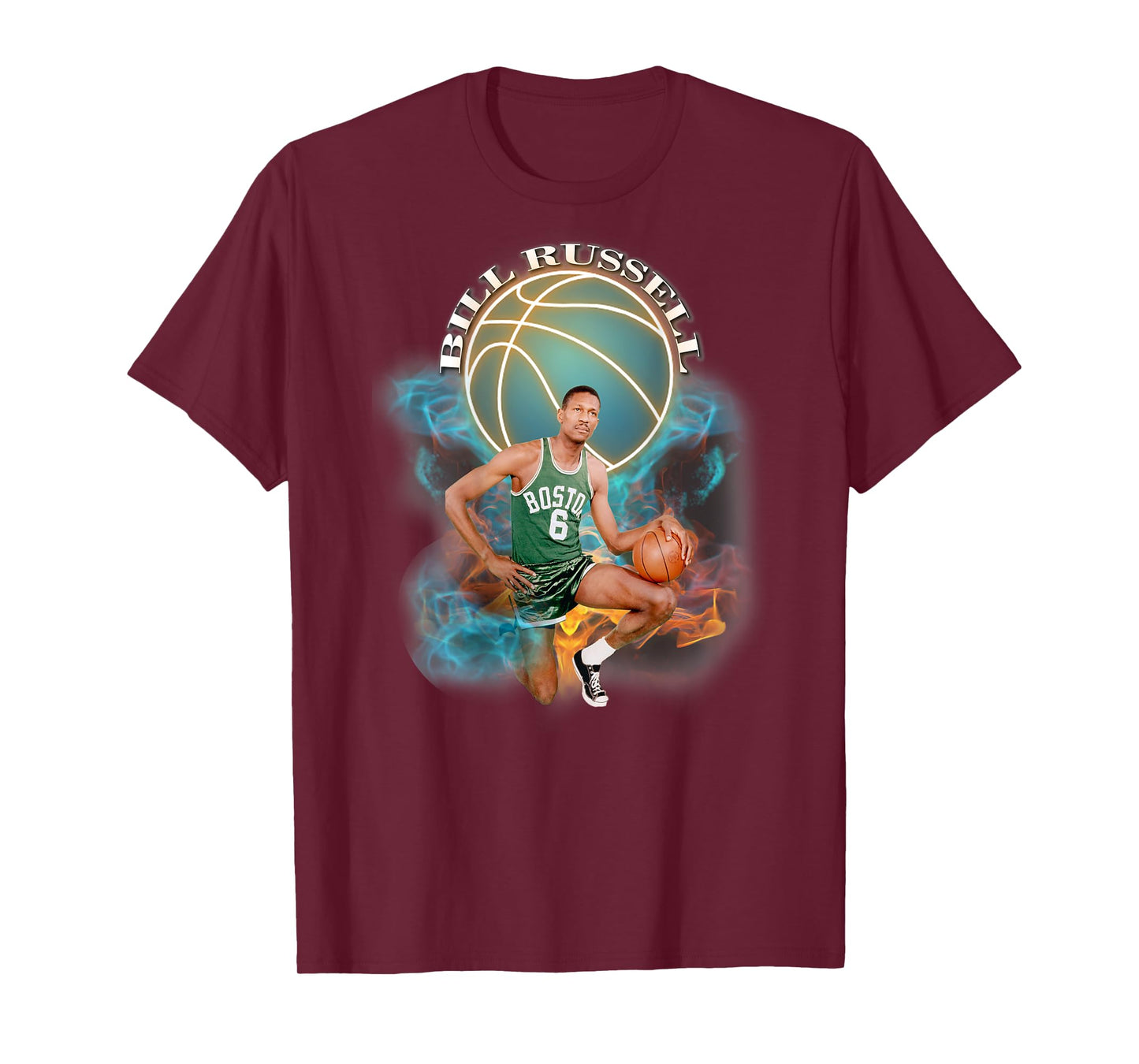 Bill Russell_012_Back Printed T-Shirt