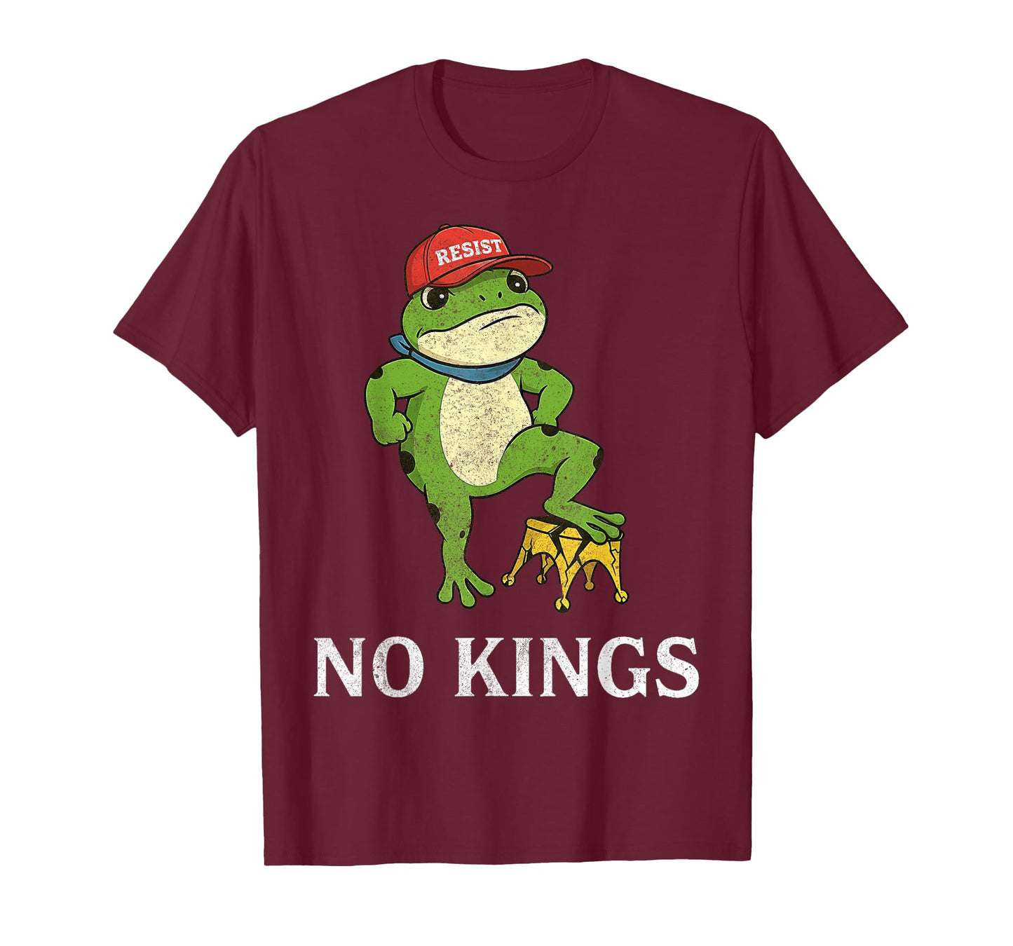 Freedom Portland Frog Resist No Kings T-Shirt
