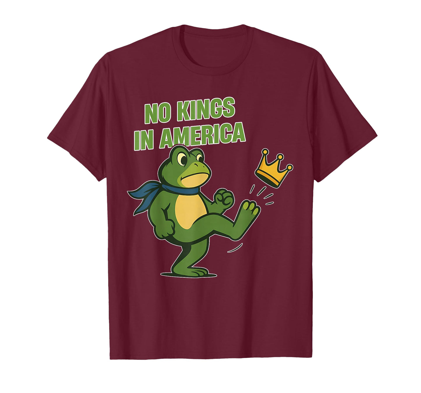 Frogs Against Fascism No Kings Men Women T-Shirt