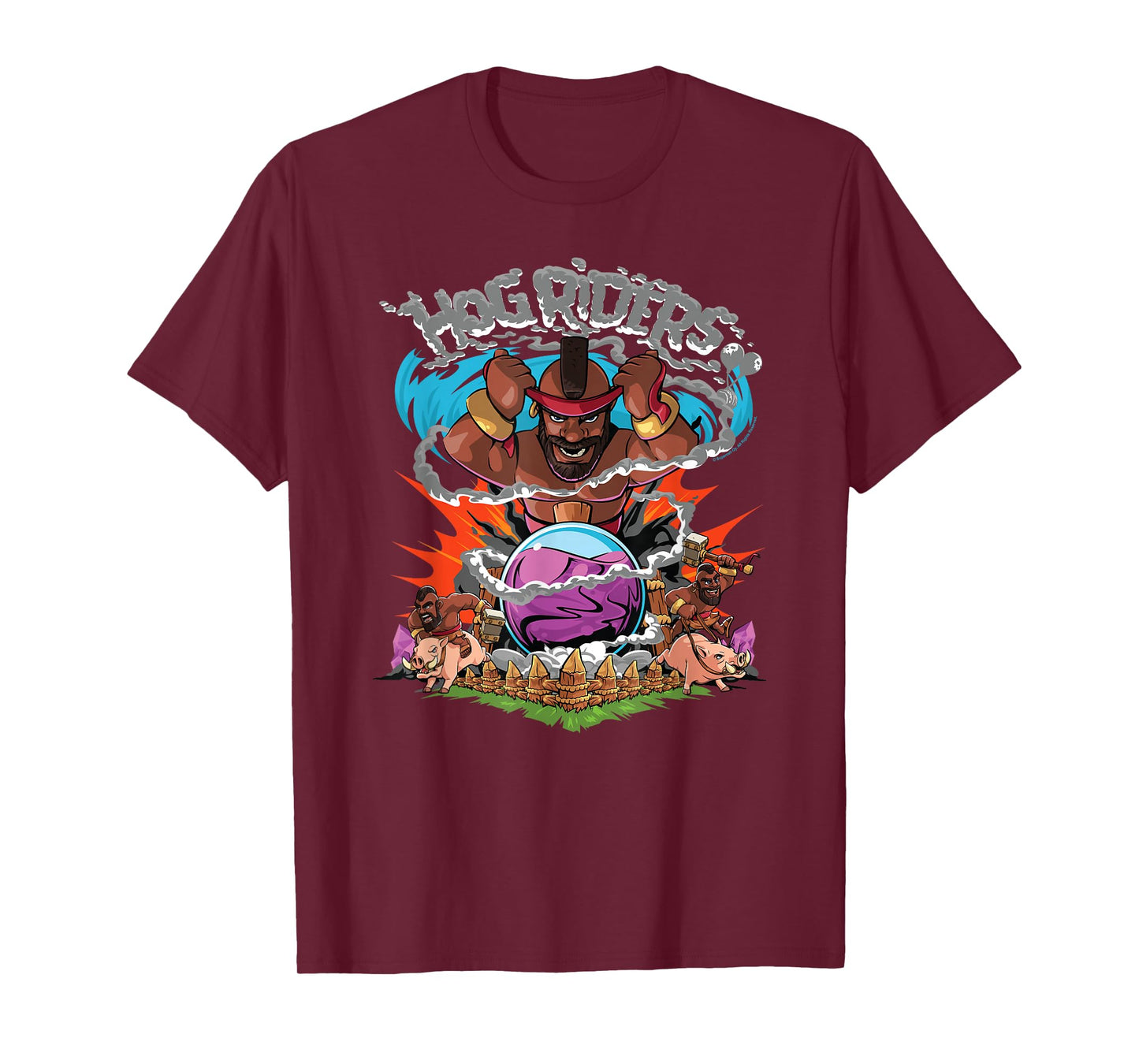 Clash of Clans Hog Riders Charging Into Battle T-Shirt