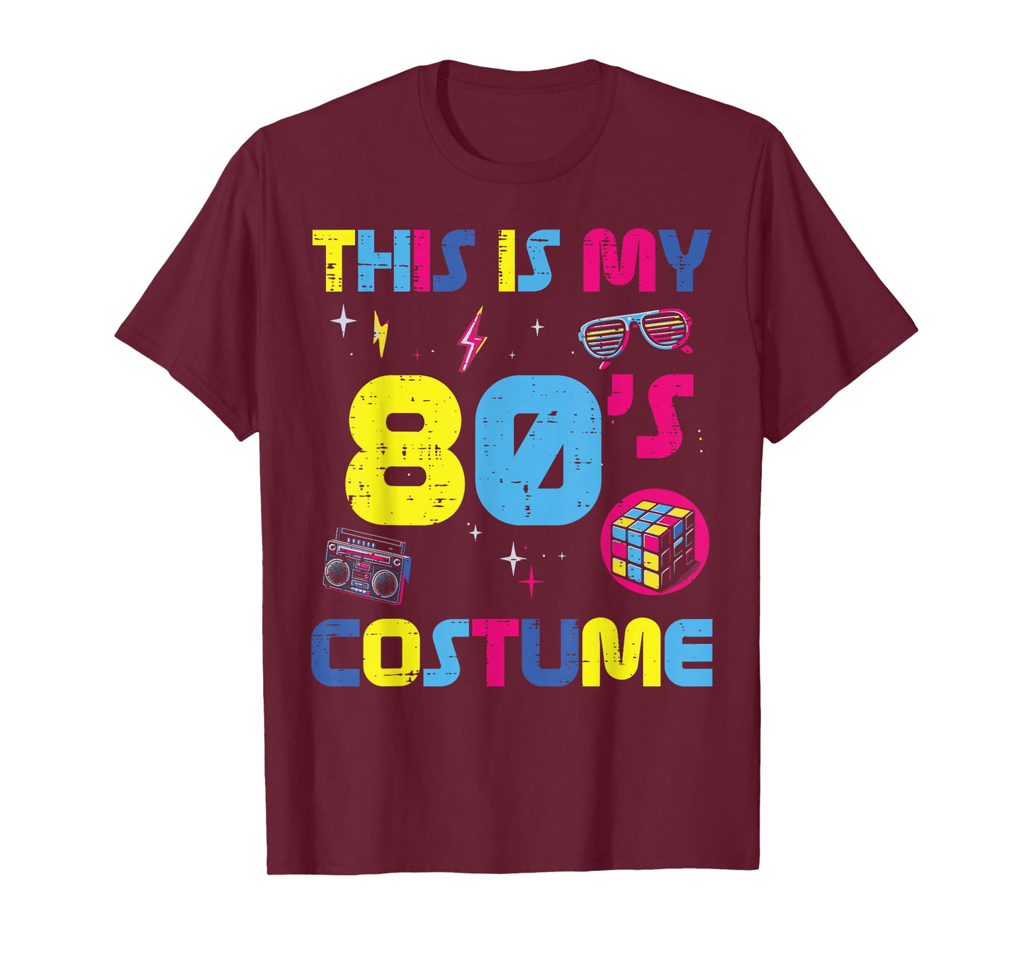 This is My 80s Costume Retro Men Women Kids T-Shirt