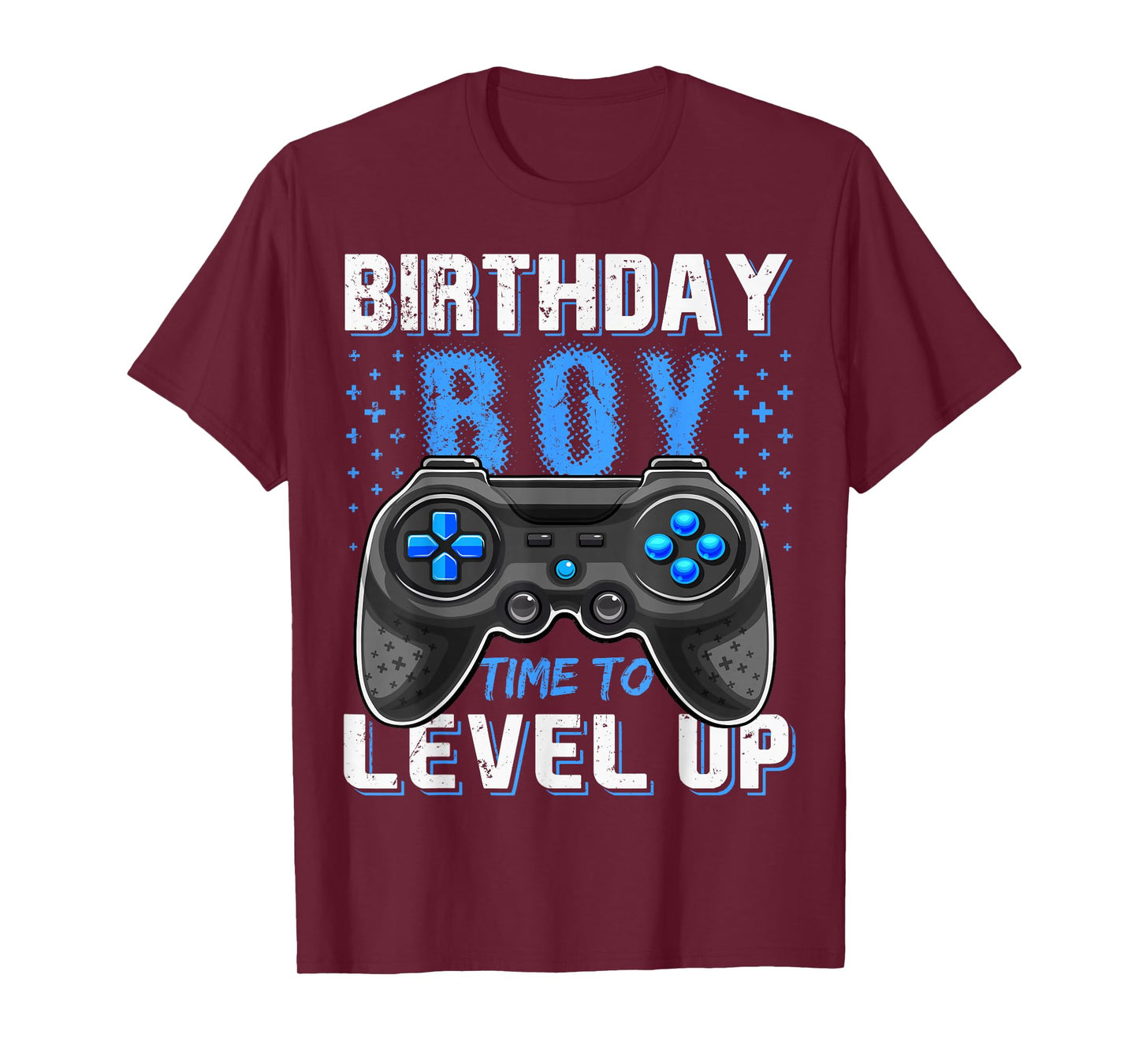 Level Up Birthday Boy Gamer T-Shirt - Classic Fit, Short Sleeve, Black