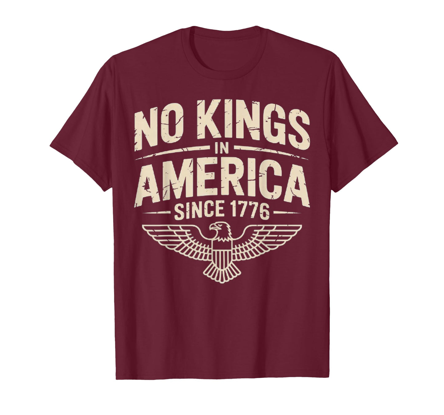 No Kings in America USA Since 1776 T-Shirt