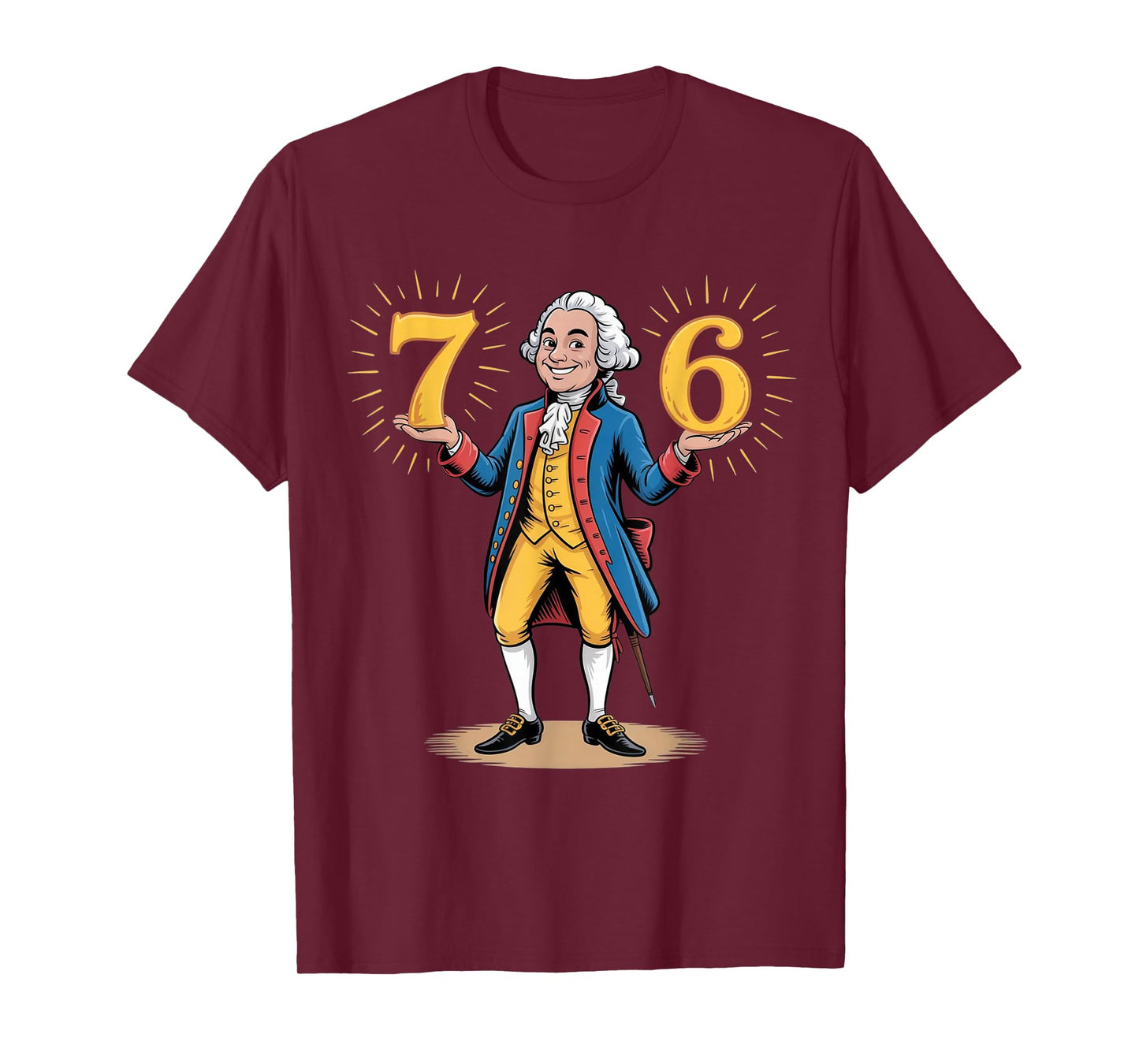 6-7 7-6 George Washington Seven Six T-Shirt