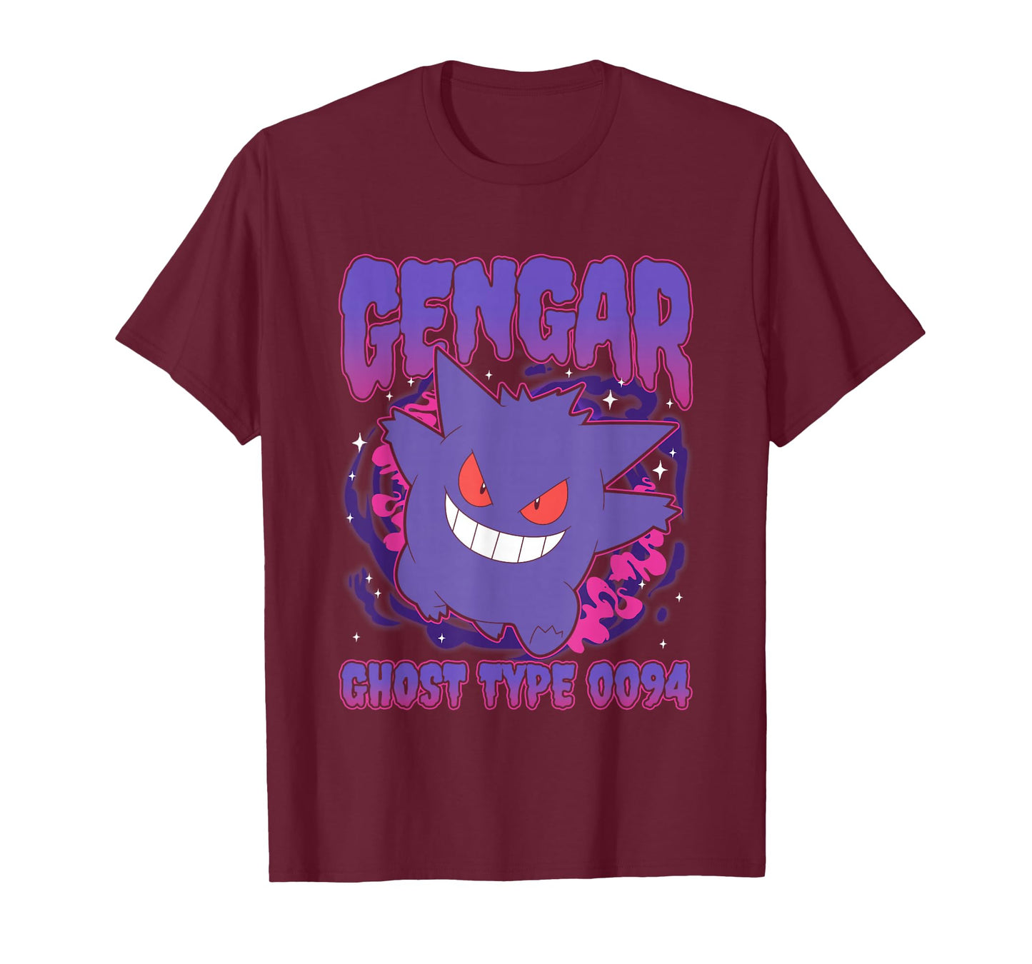 Pokémon Gengar Ghost Type 0094 Spooky Poster T-Shirt