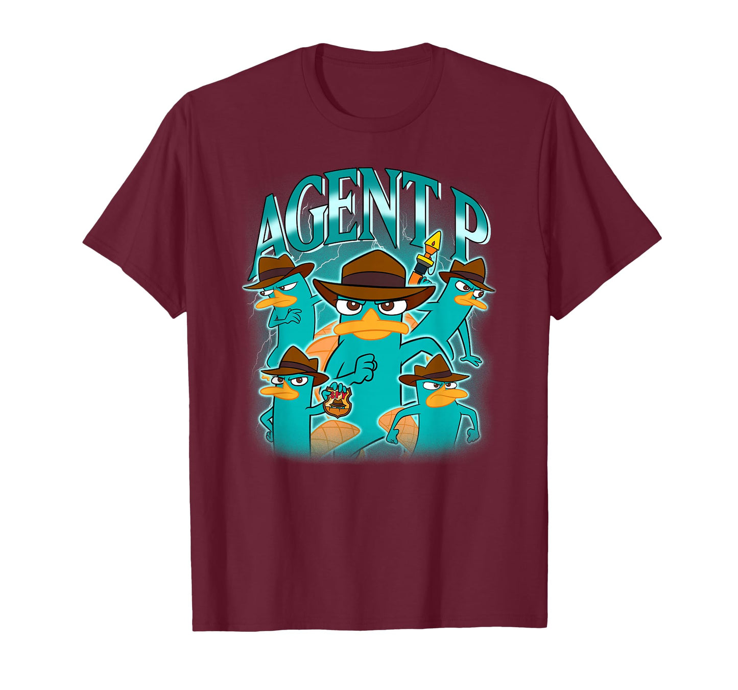 Disney Phineas And Ferb Agent P Multiple Poses Poster T-Shirt