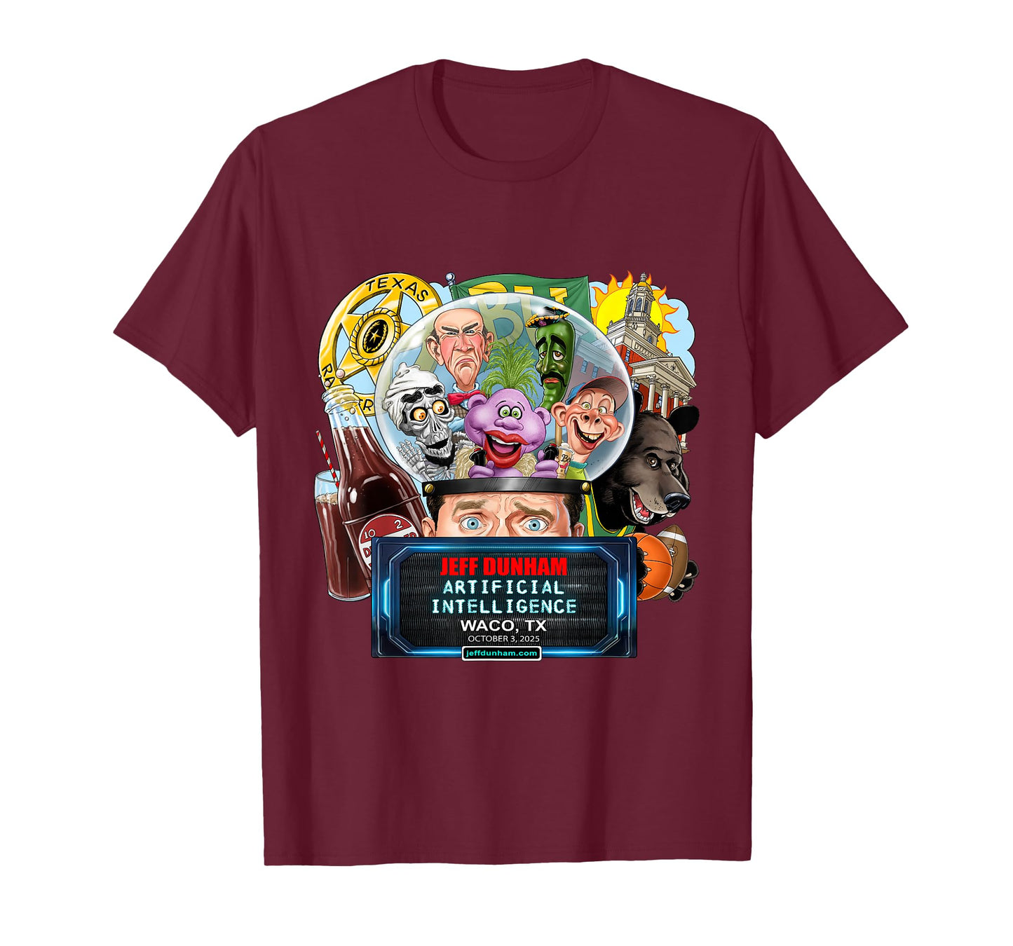 Jeff Dunham Waco, TX (2025) T-Shirt