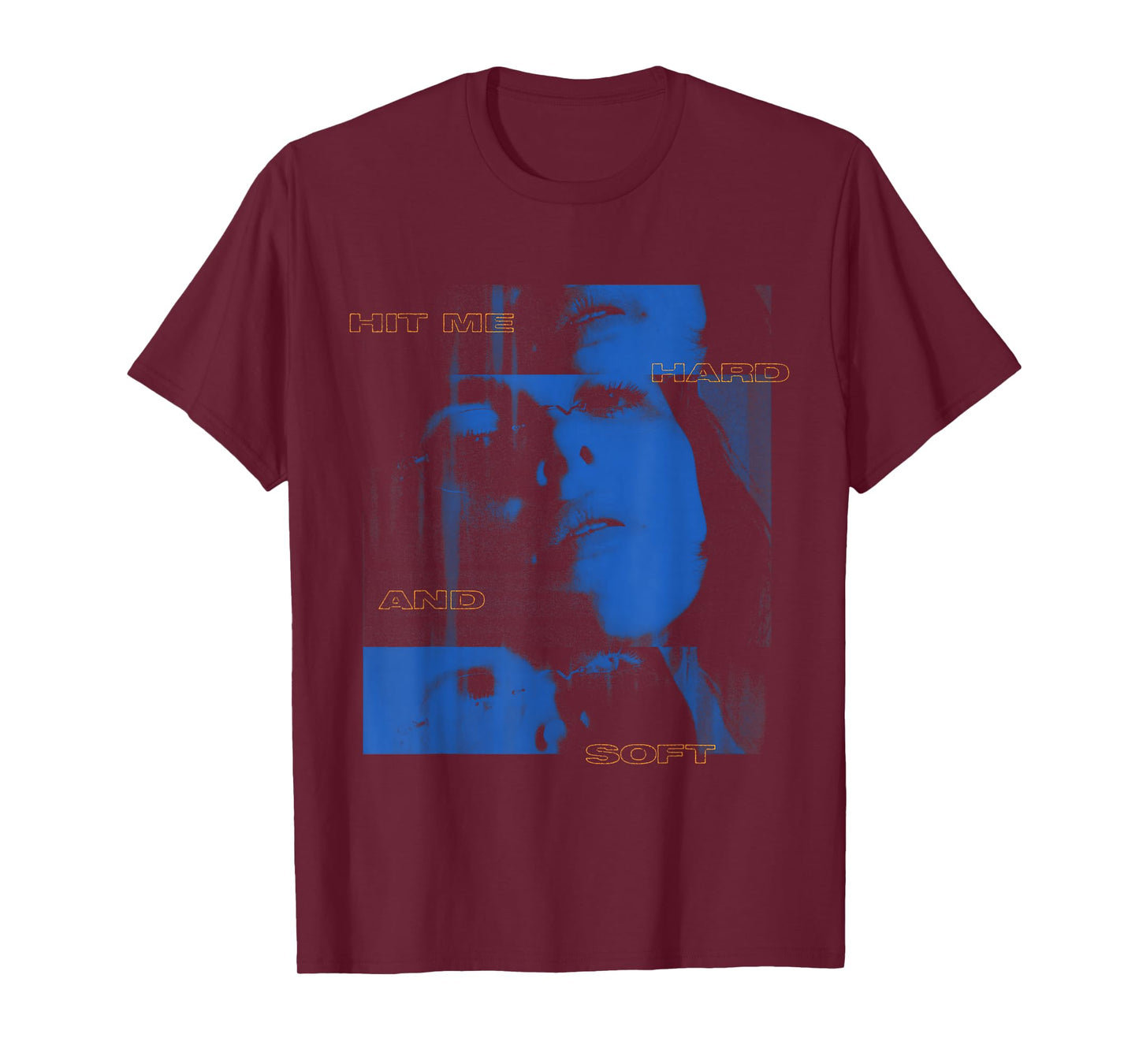 Official Billie Eilish HIT ME HARD AND SOFT Blue Photo T-Shirt
