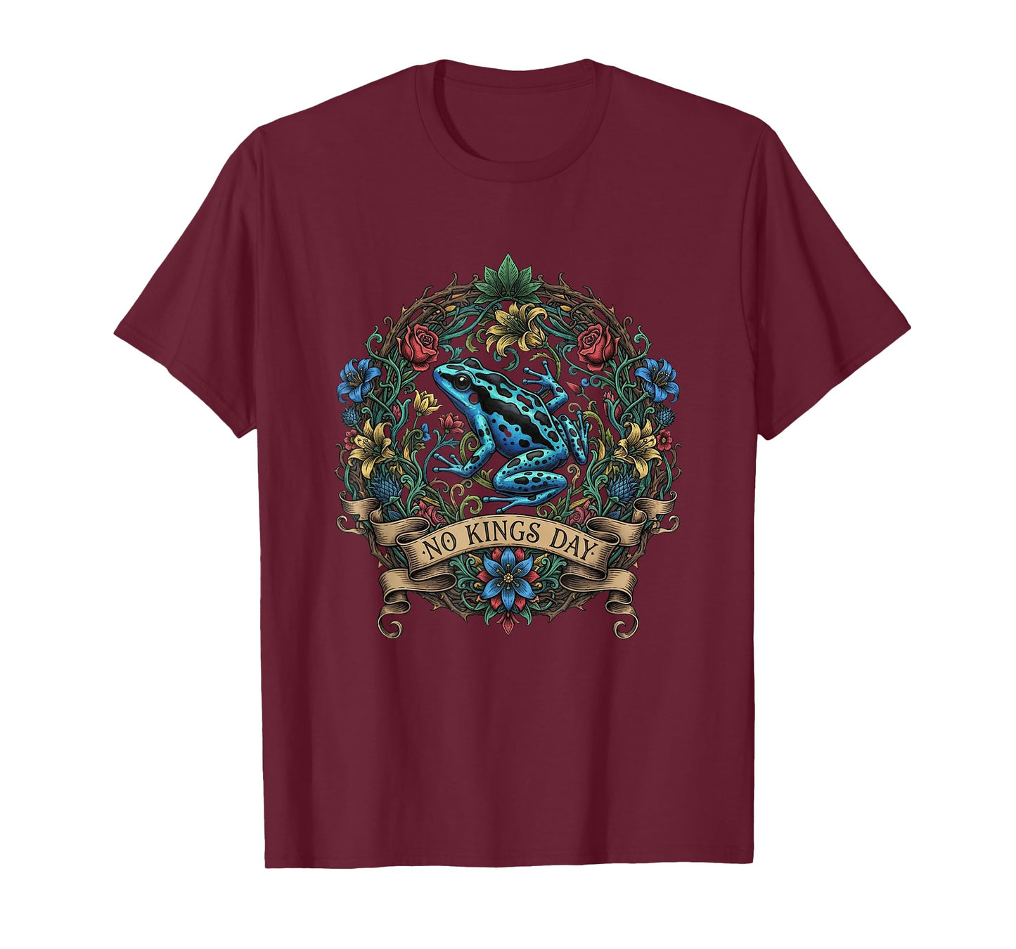 No Kings Day Portland Shirt Frog Protest T-Shirt