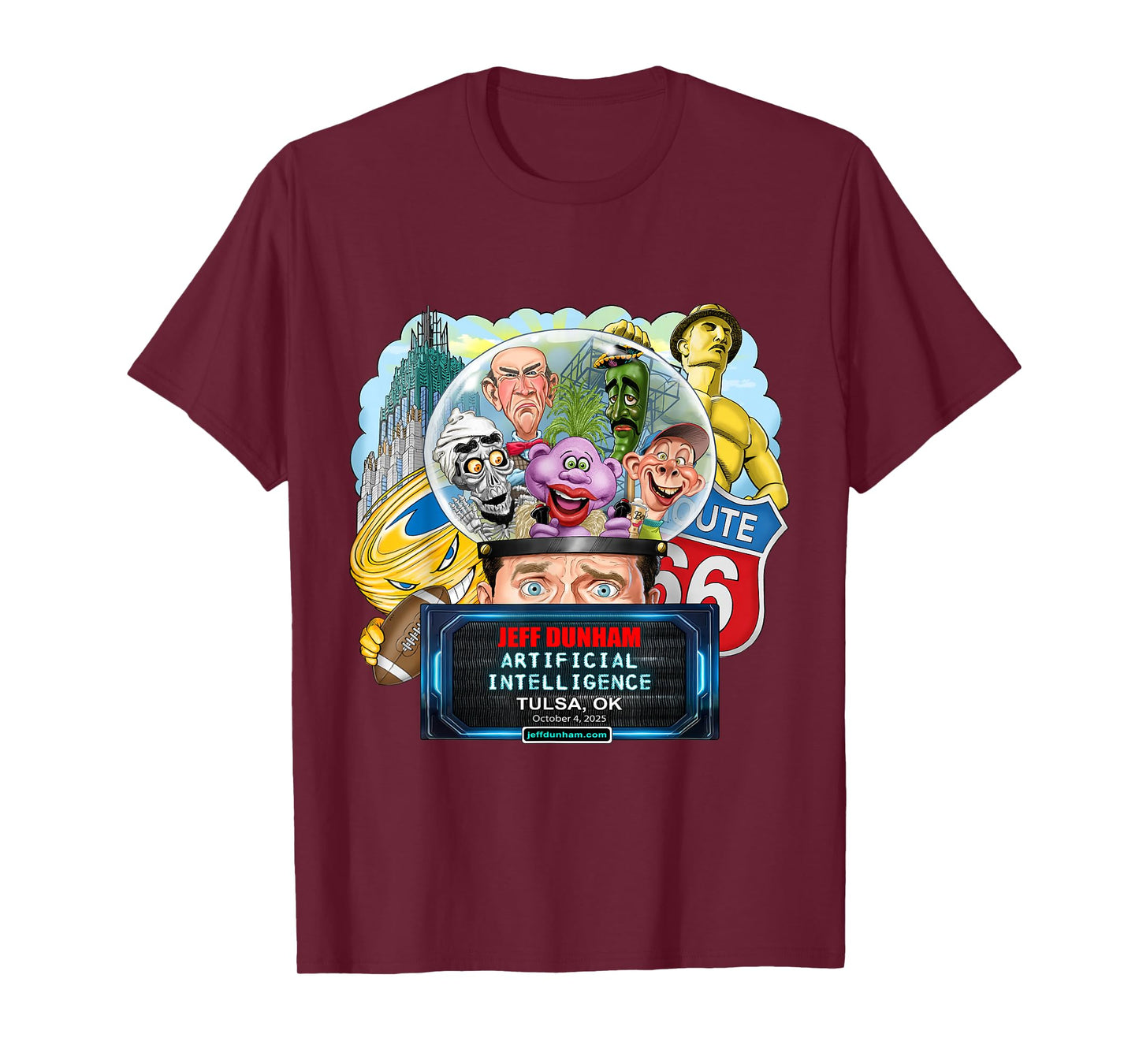 Jeff Dunham Tulsa, OK (2025) T-Shirt