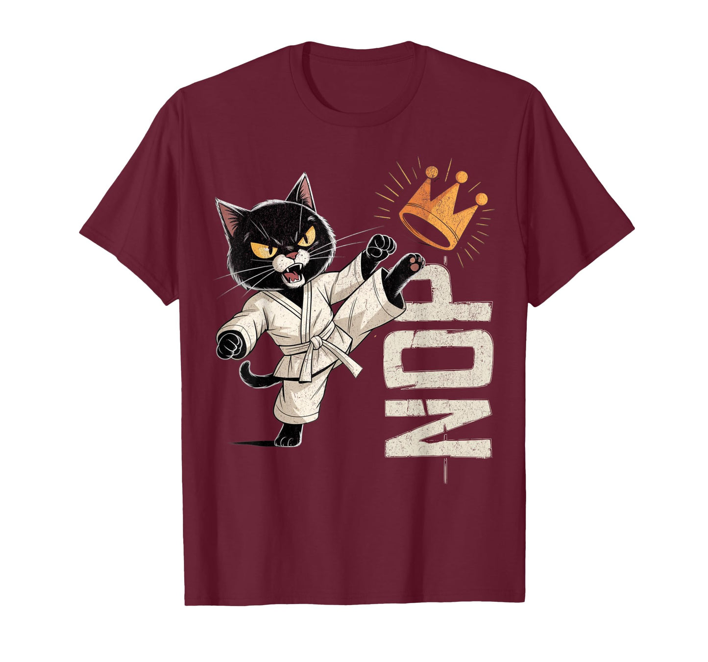 No Kings In America Funny Cat USA Protest Save Democracy T-Shirt