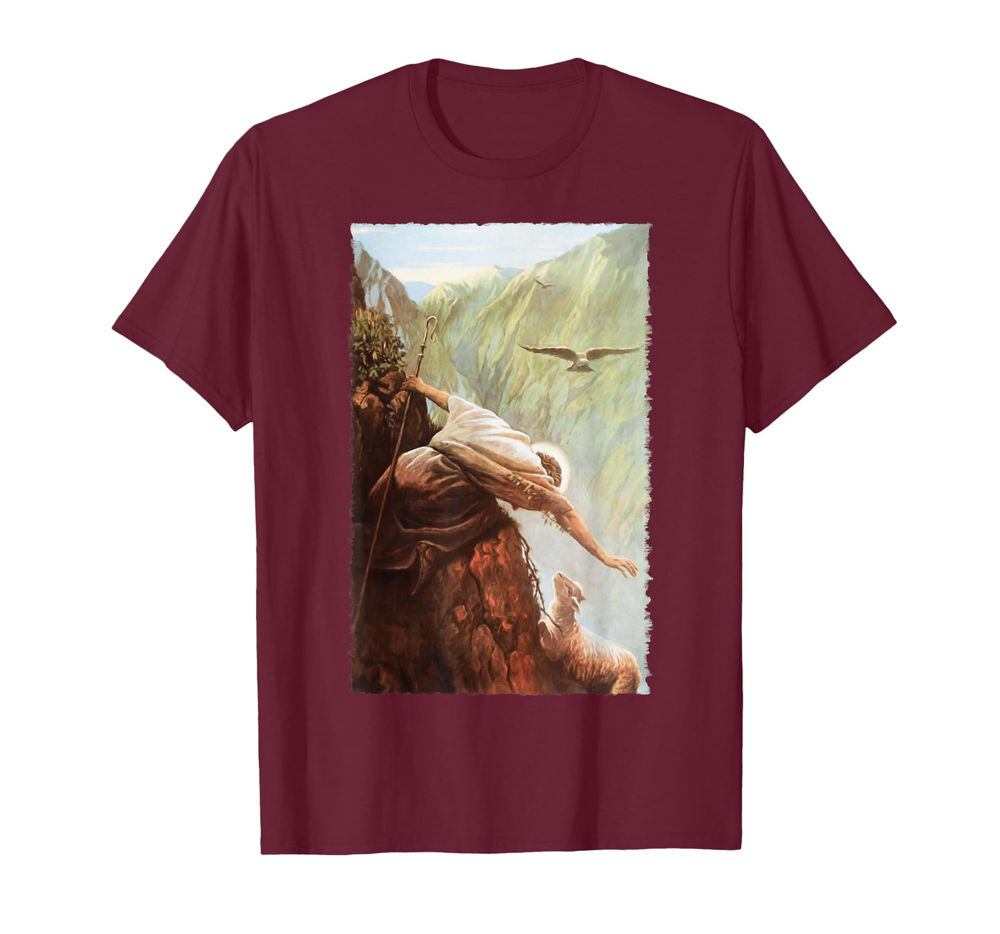 The Lost Sheep Luke 15:3-7 Christian Bible T-Shirt