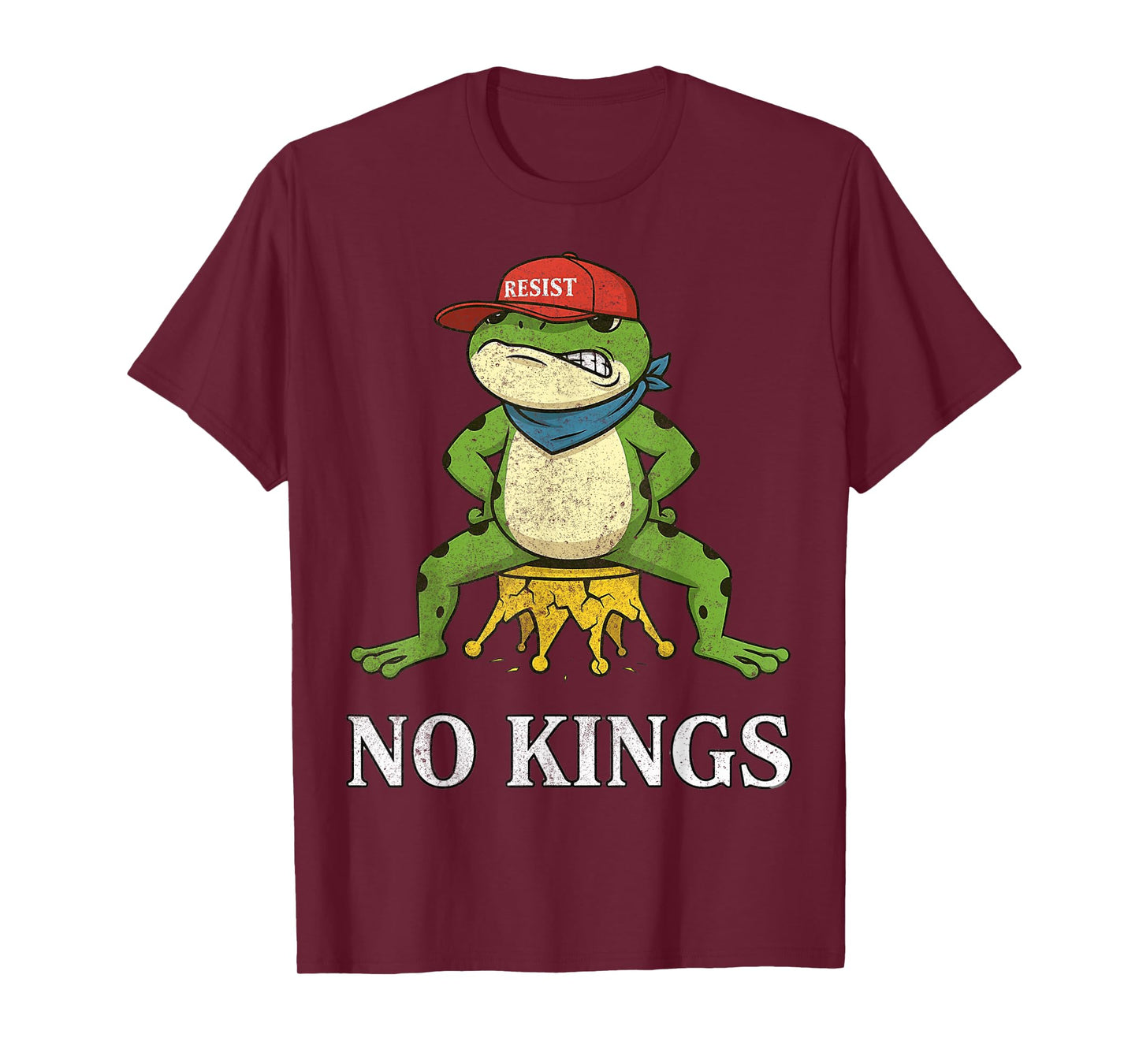 Freedom Portland Frog Resist No Kings T-Shirt
