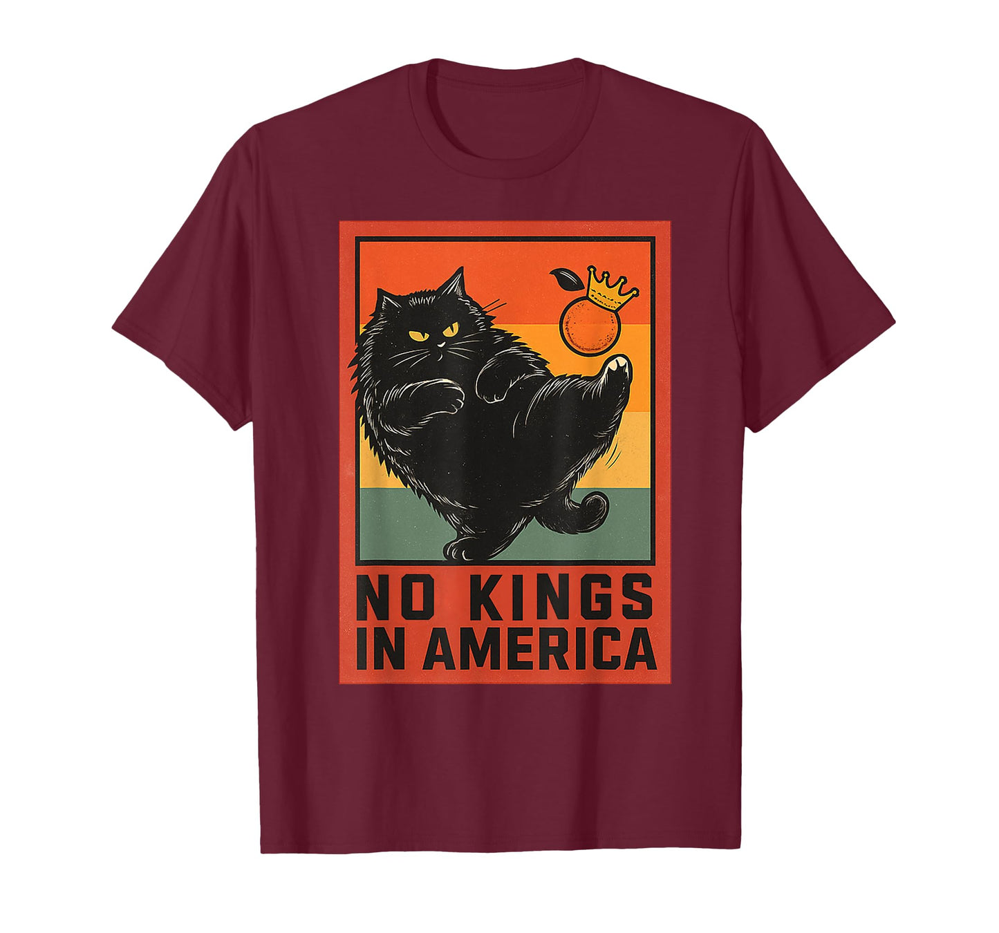 Funny No Kings In America Men Women T-Shirt