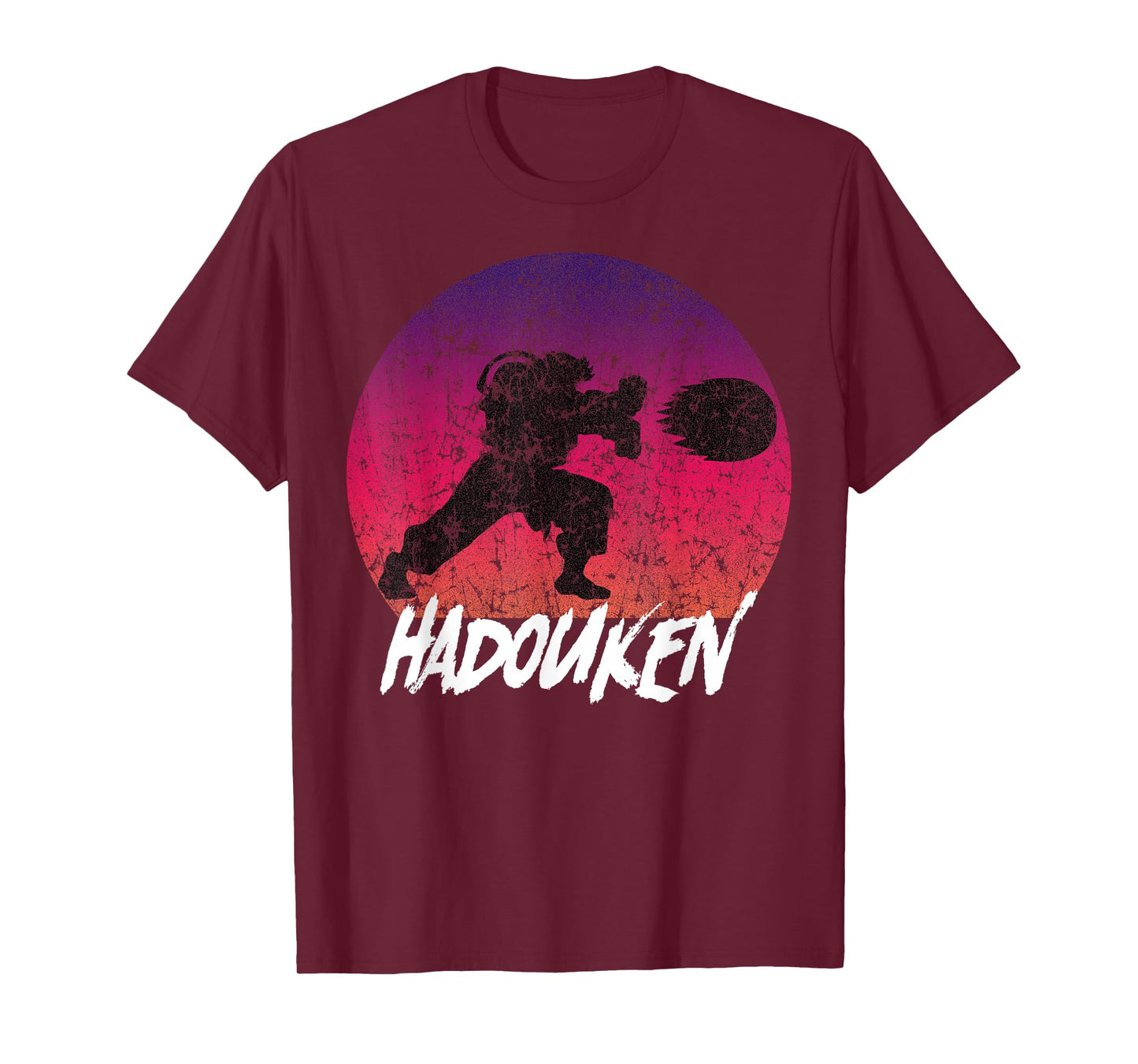 Retro Vintage Hadouken Fighter T-Shirt