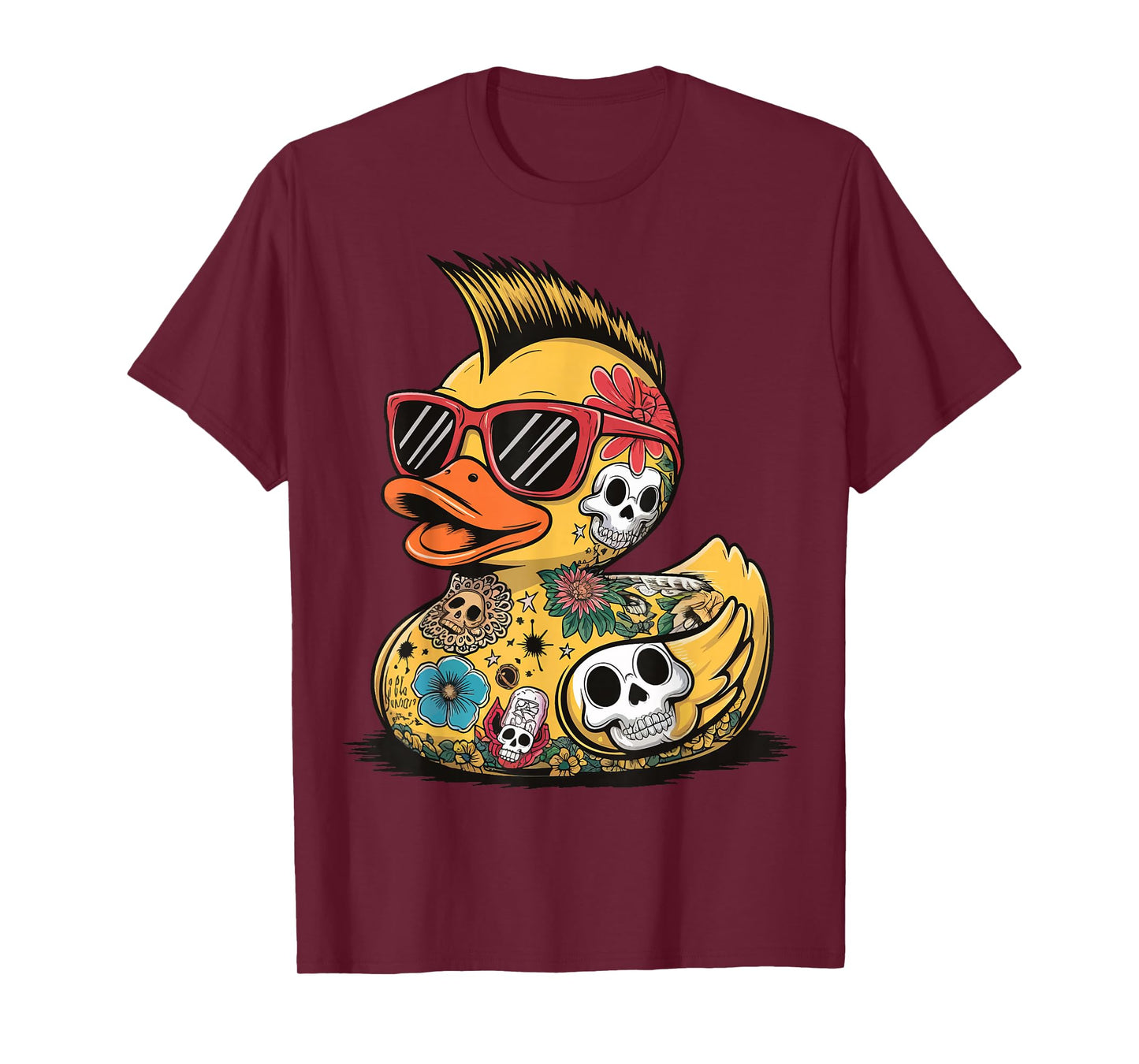 Rubber Duck Punk Heavy Metal T-Shirt
