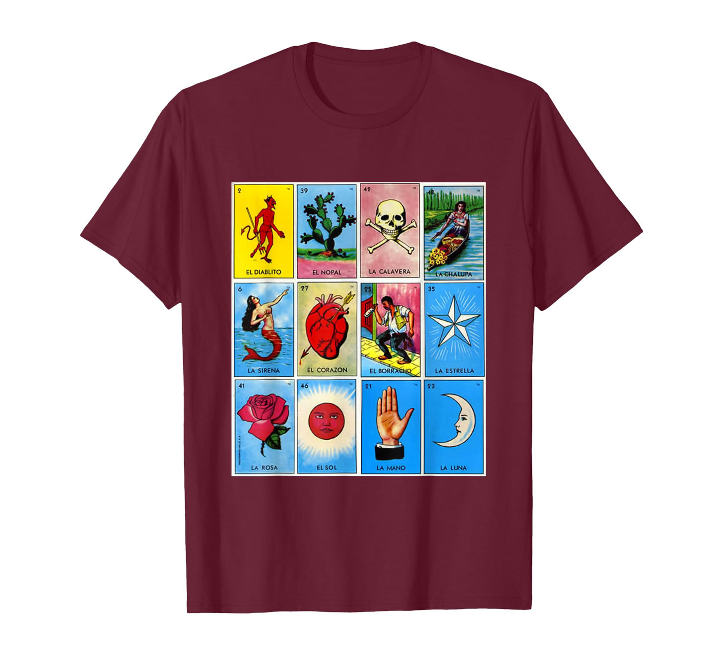 Mexican bingo card T-Shirt