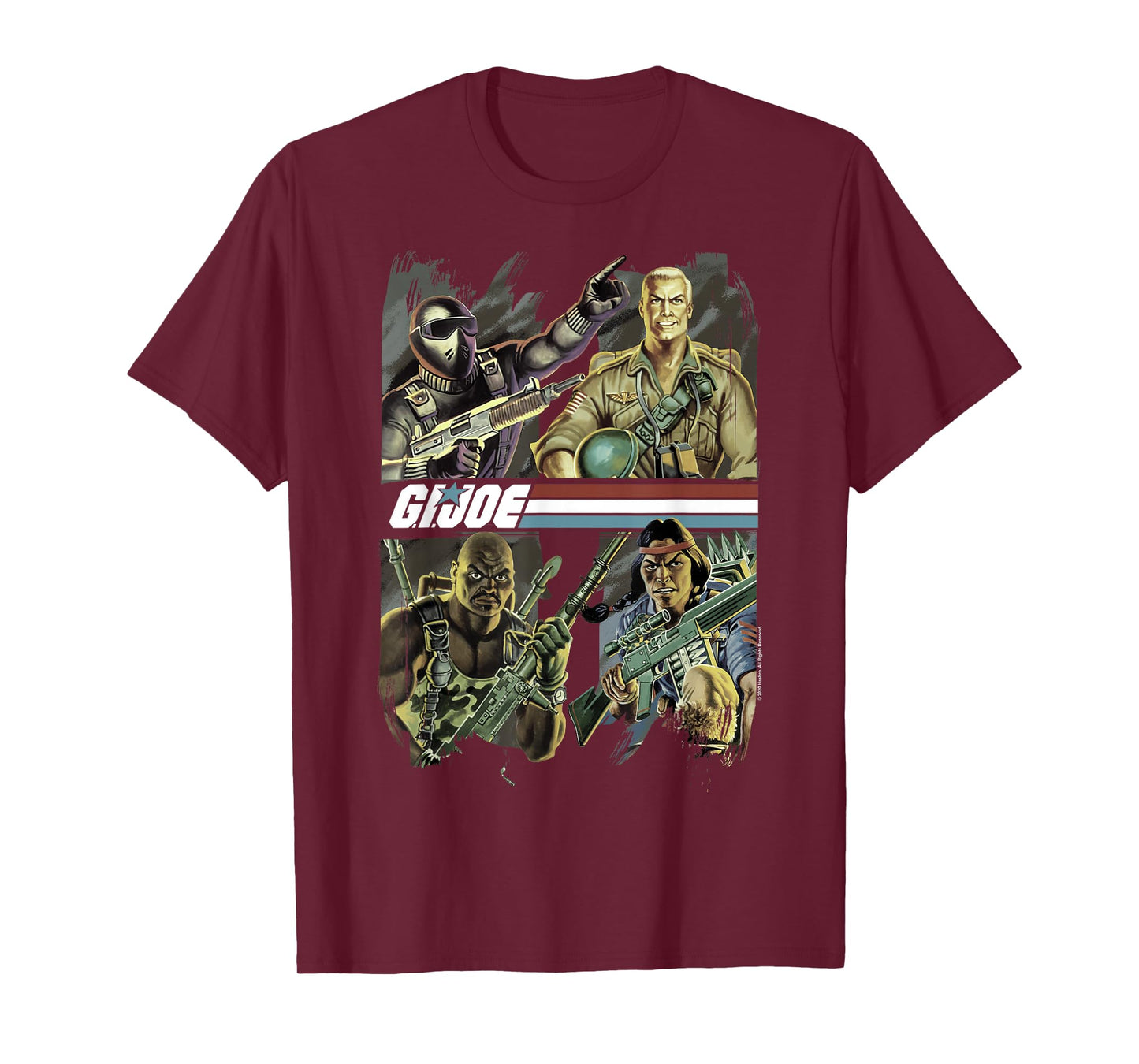 G.I. Joe Team Leader & Original Four Classic Comic Poster T-Shirt