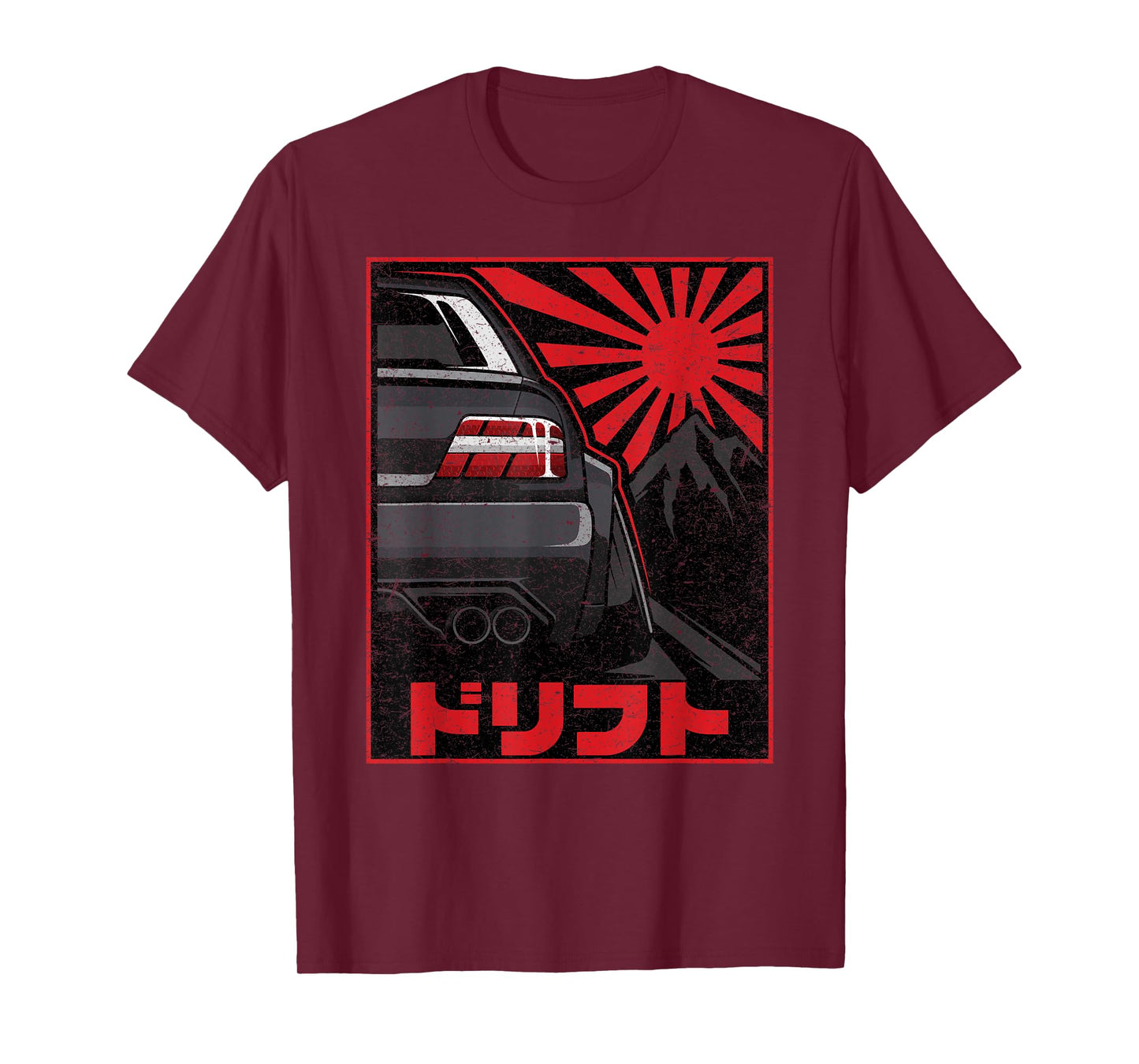 JDM Tokyo Japan Drift Race Car Tuning Retro Vintage Graphic T-Shirt
