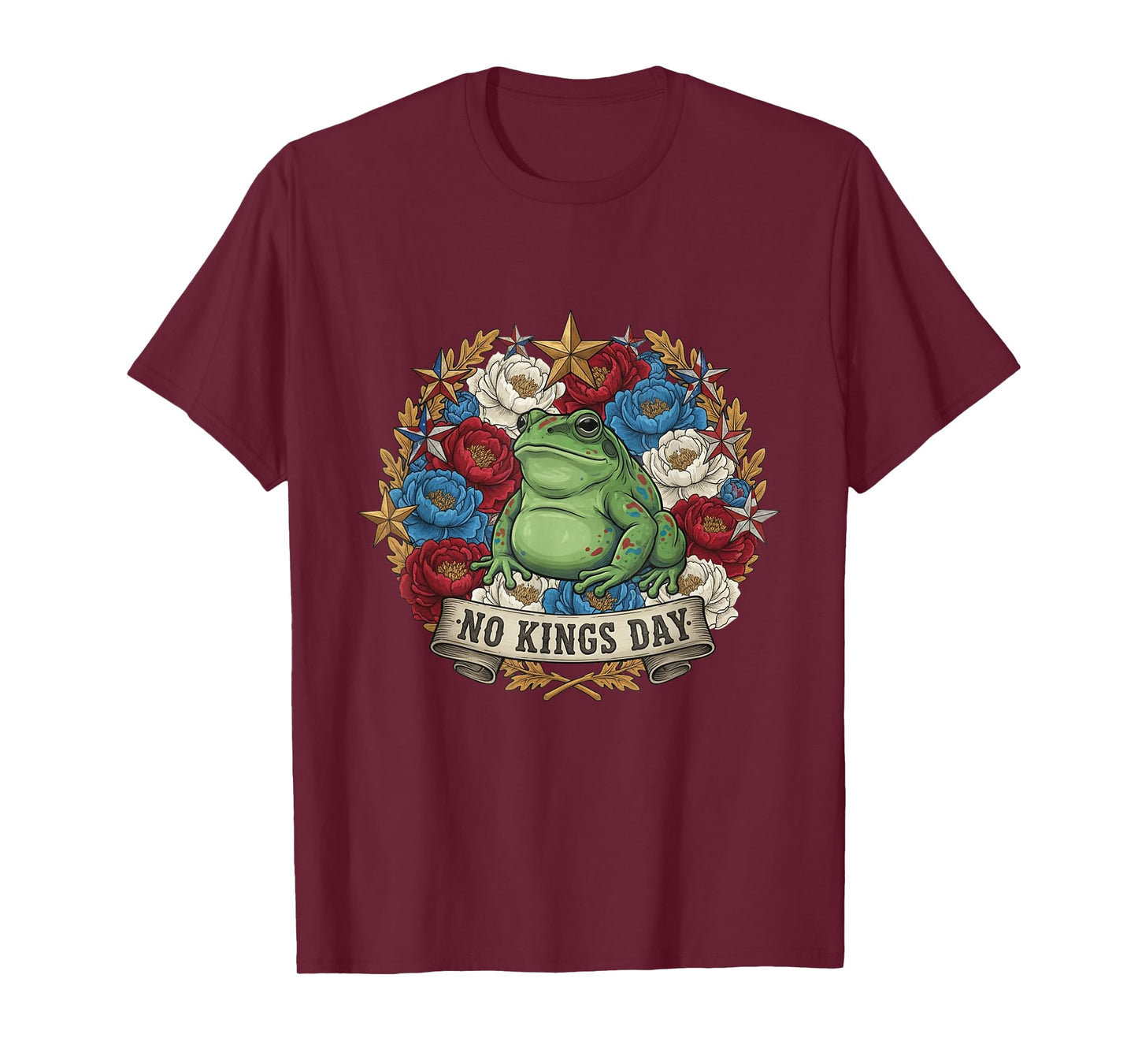 No Kings Day Portland Shirt Frog Protest T-Shirt