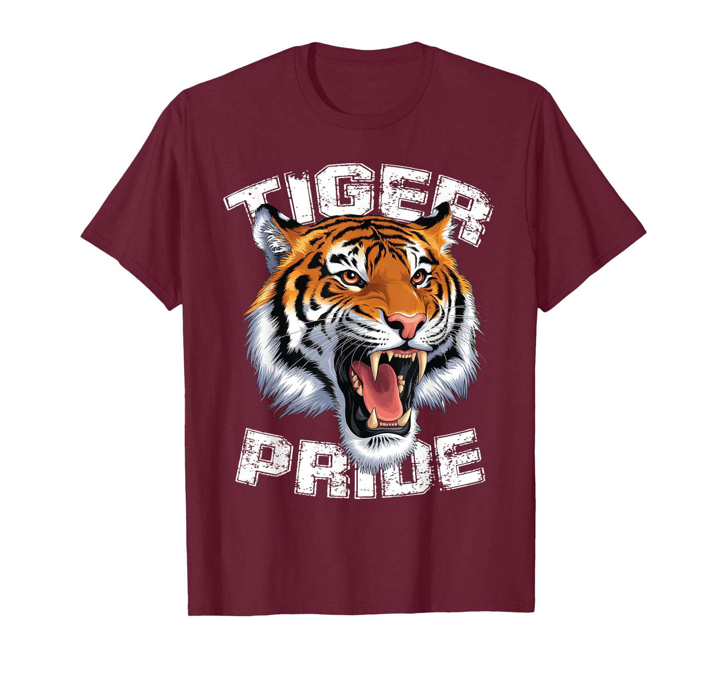 Tiger Pride Raor Retro Tiger School Sports Team T-Shirt