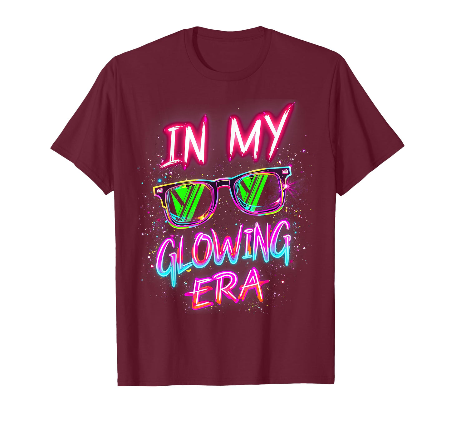 In My Glowing Era Groovy Colorful Bright T-Shirt