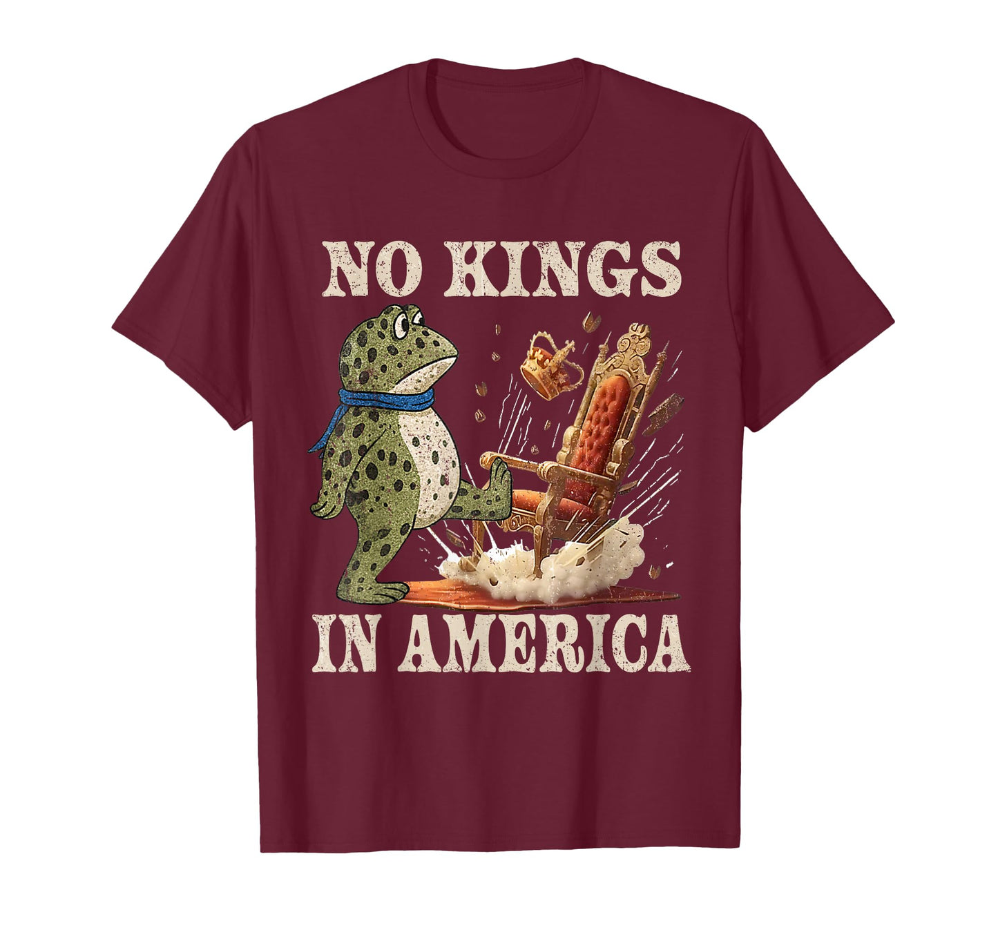 Frog Protest No Kings in America Resist Frog Portland Frog T-Shirt
