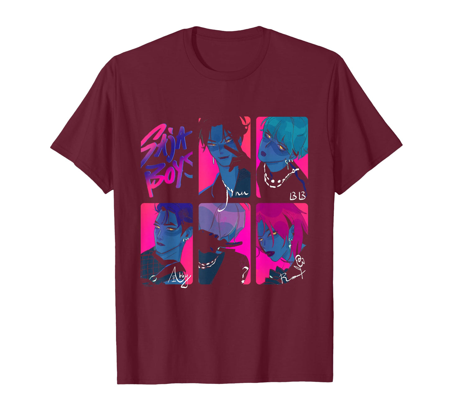 Kpop Demon Hunters Saja Boys Photocards Officially Licensed T-Shirt