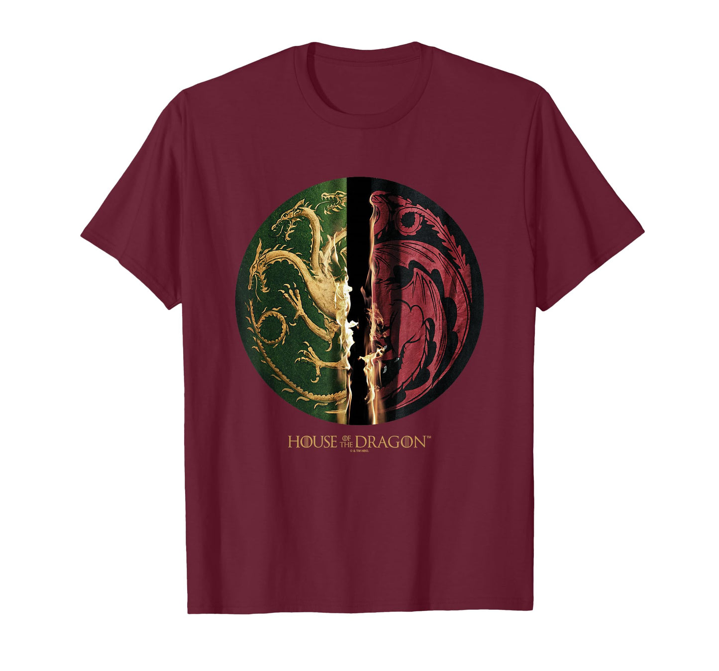 House of the Dragon Green VS Black House Targaryen Emblem T-Shirt