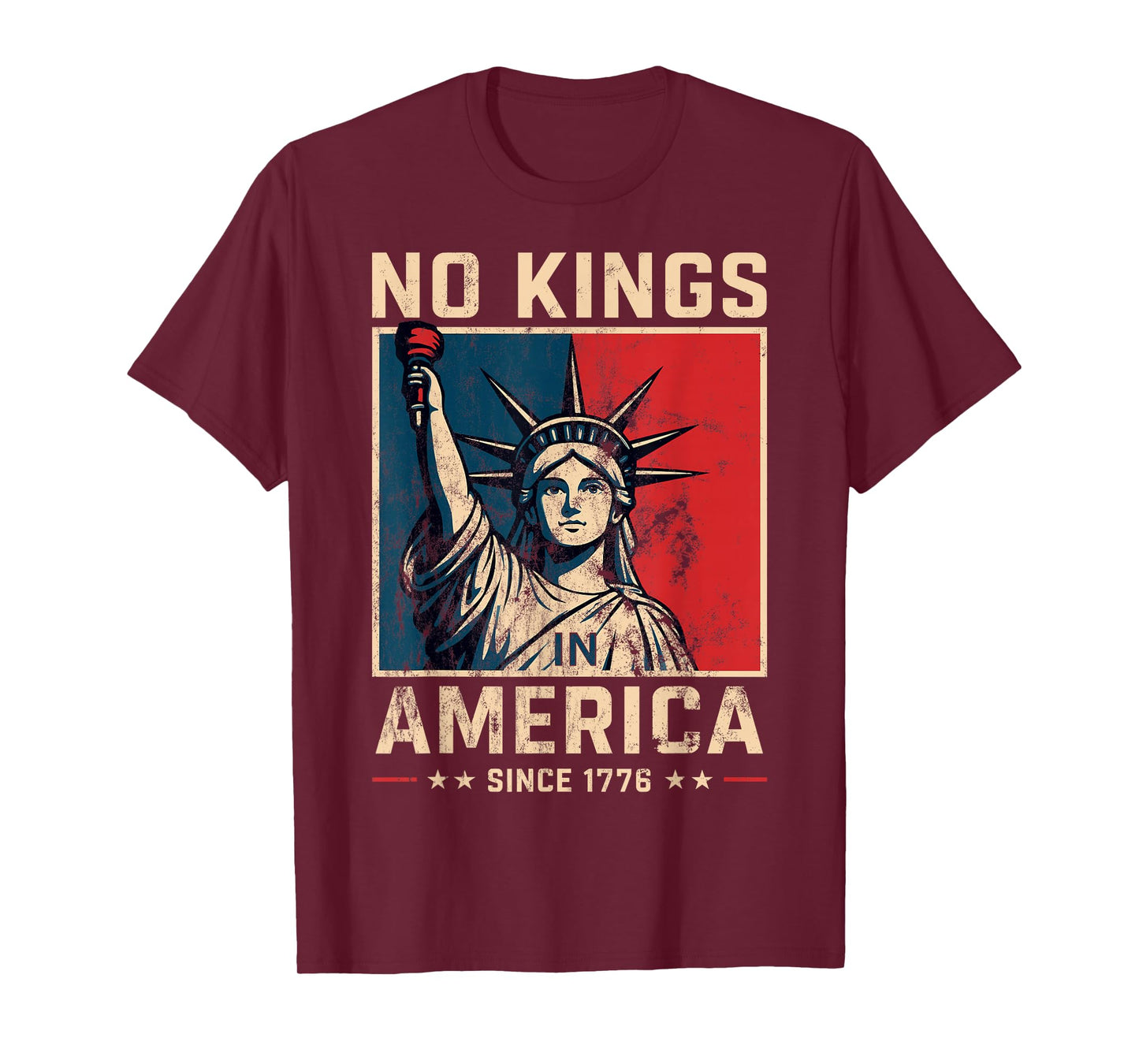 No Kings in America 1776 T-Shirt