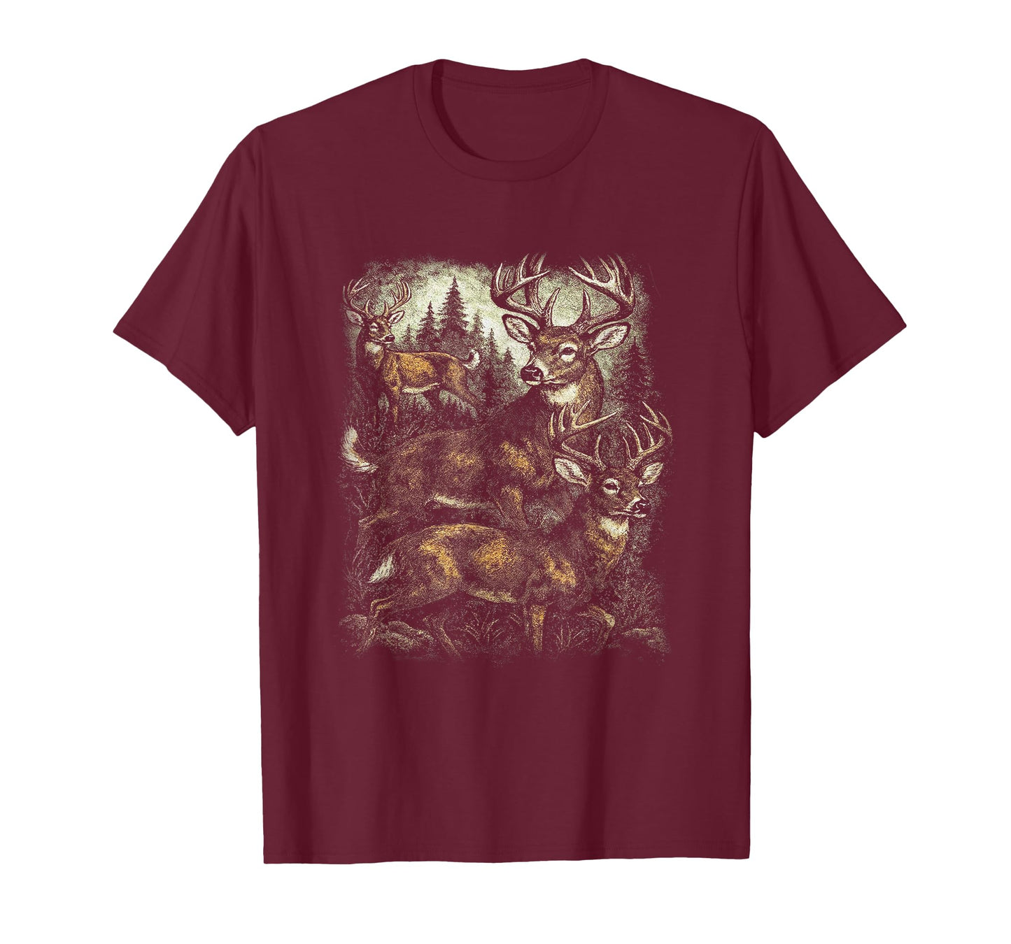 Vintage Deer Graphic Retro 90s Wildlife Aesthetic Outdoorsy T-Shirt