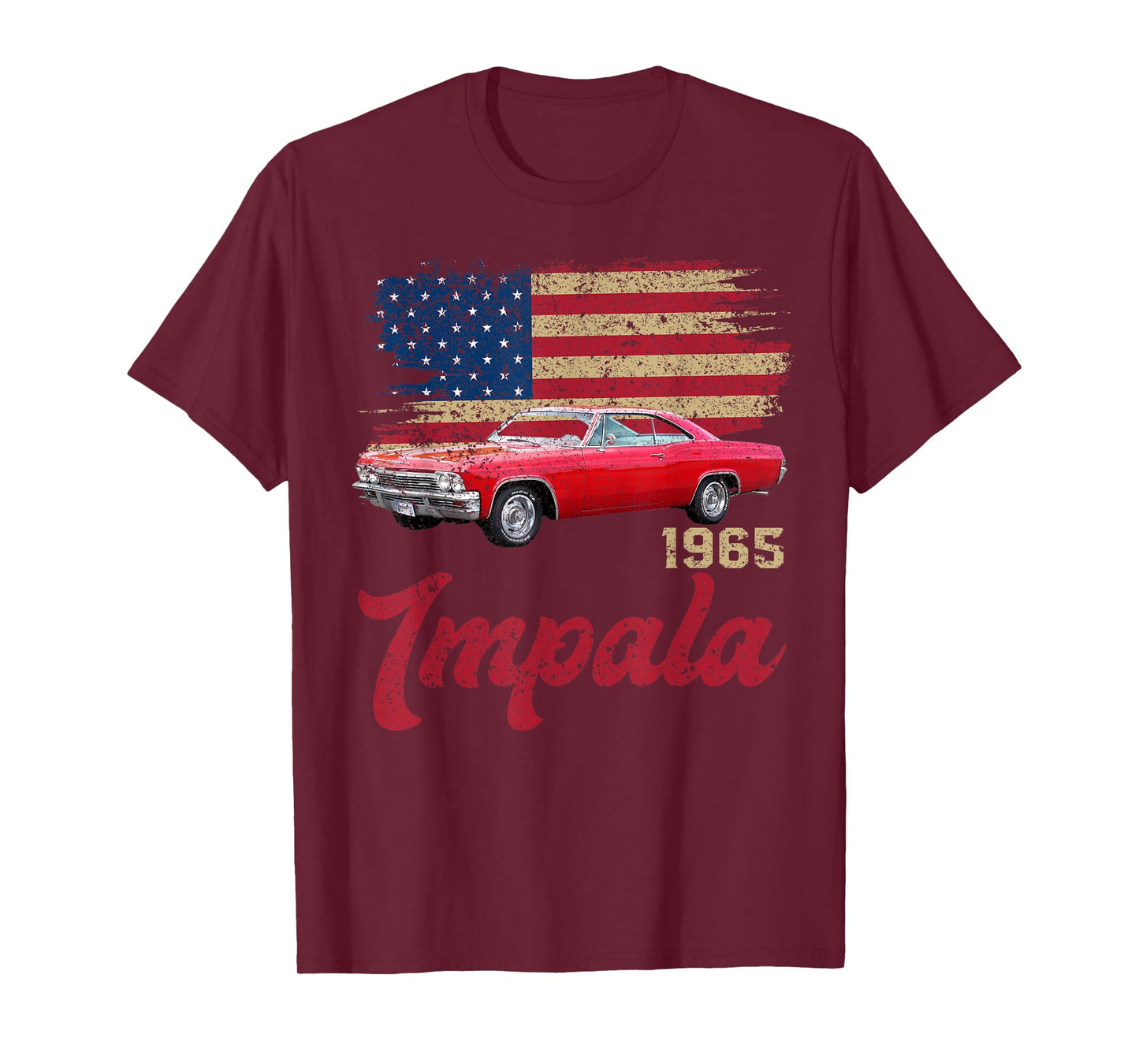Jersey Style 65 1965 Impala Old School Muscle Cars T-Shirt