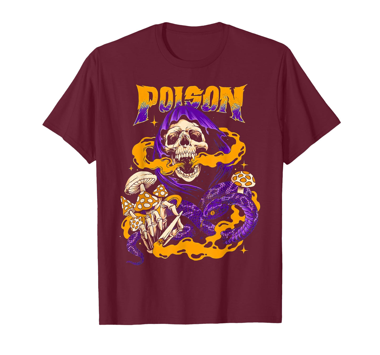 Poison Skull Snake Halloween For Men,Woman T-Shirt