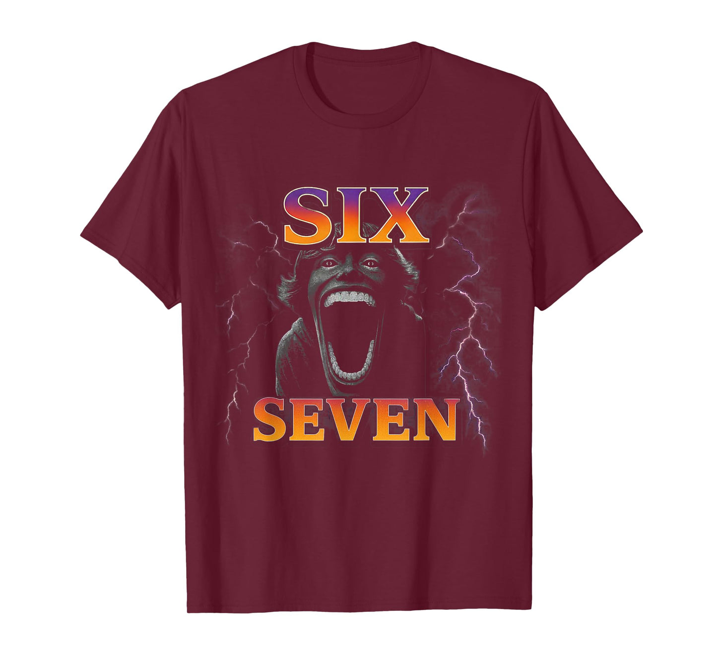 67 Six Seven Bootleg 6 7 Meme Design Funny 6 7 T-Shirt