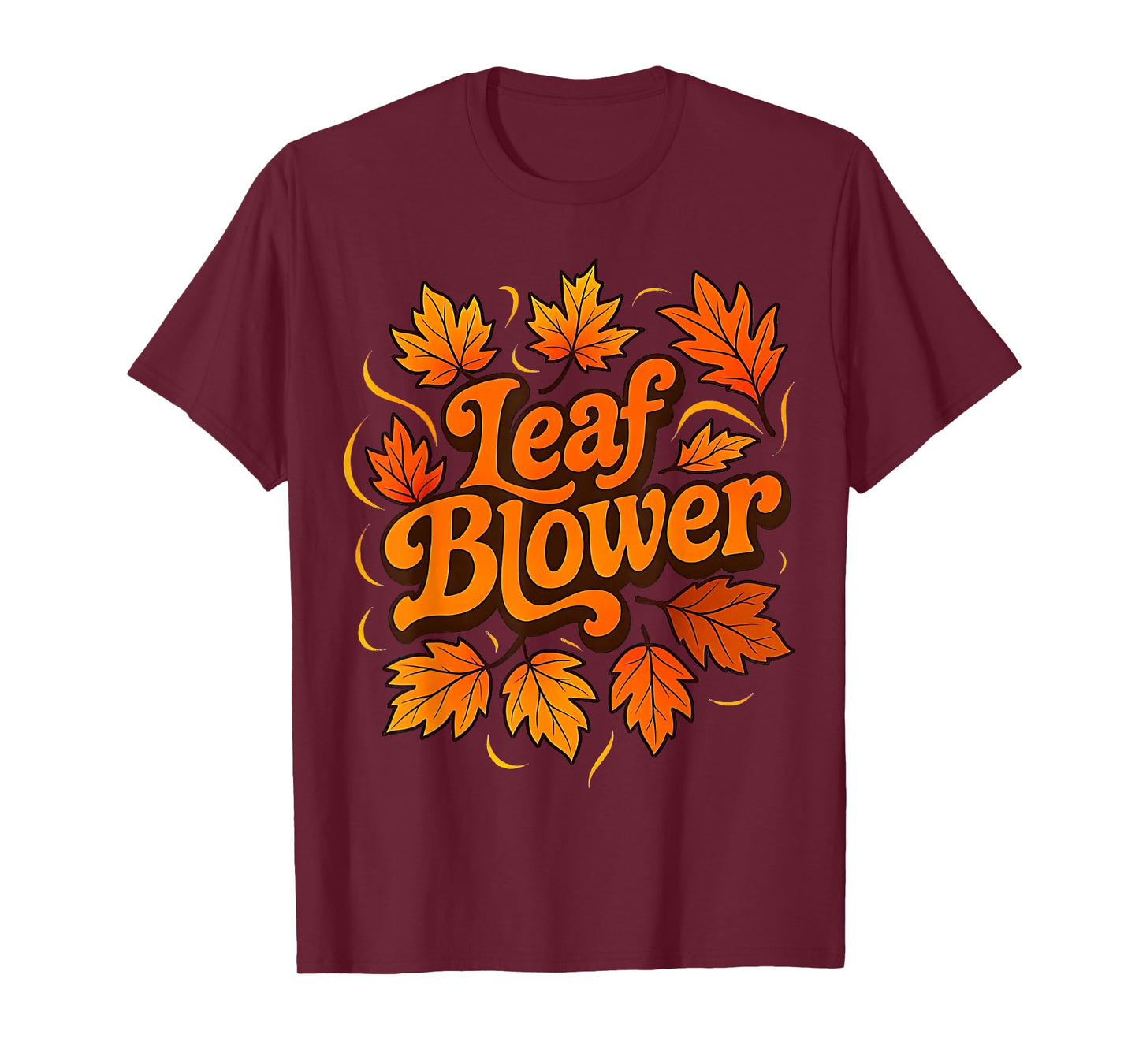 Funny Leaf Blower Fall Costume Couple Halloween Matching T-Shirt