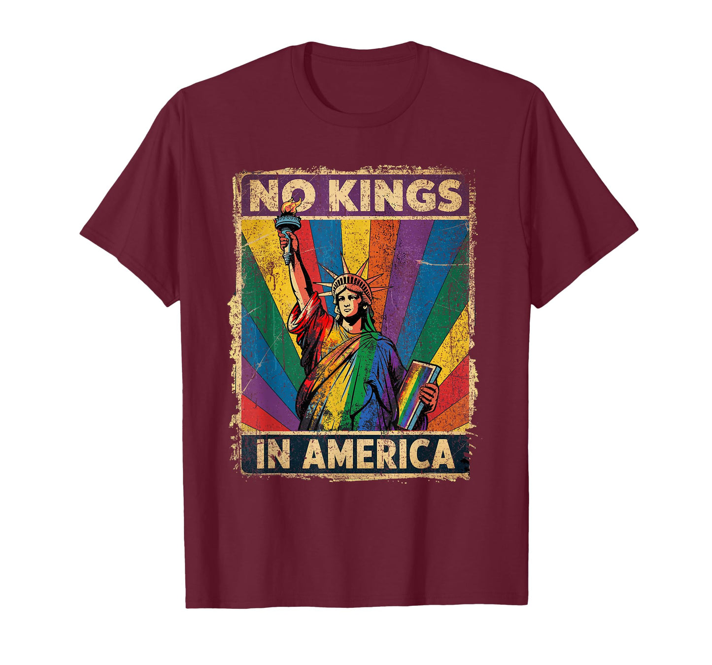 No Kings in America Funny LGBTQ T-Shirt