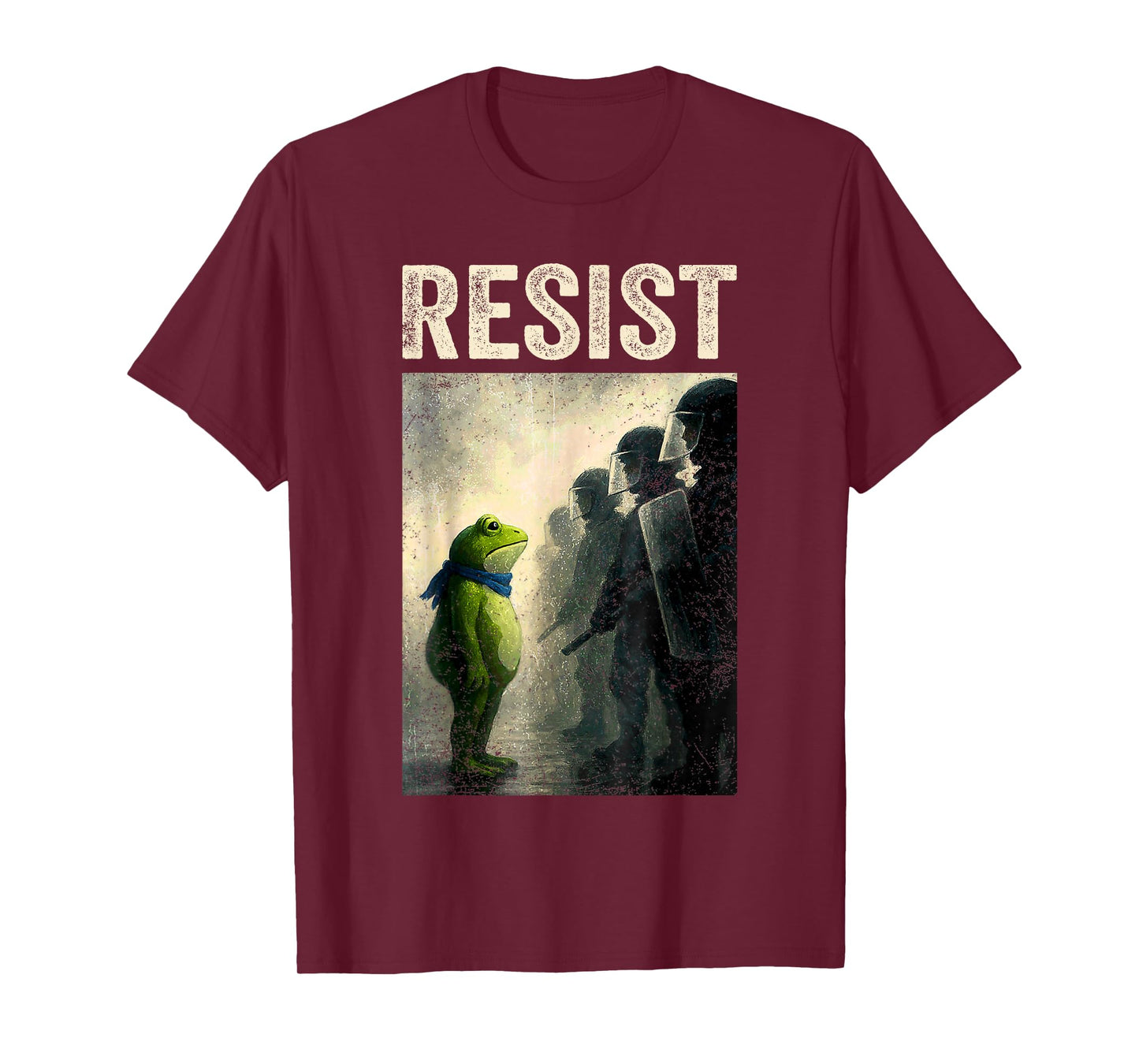 Resist Frog Portland Frog Protest T-Shirt