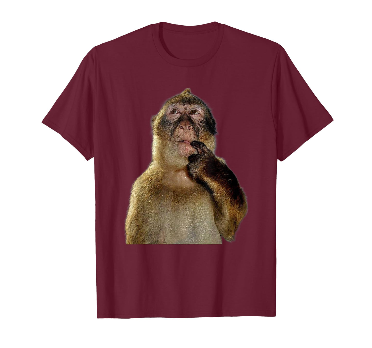 Thinking Monkey Meme T-Shirt