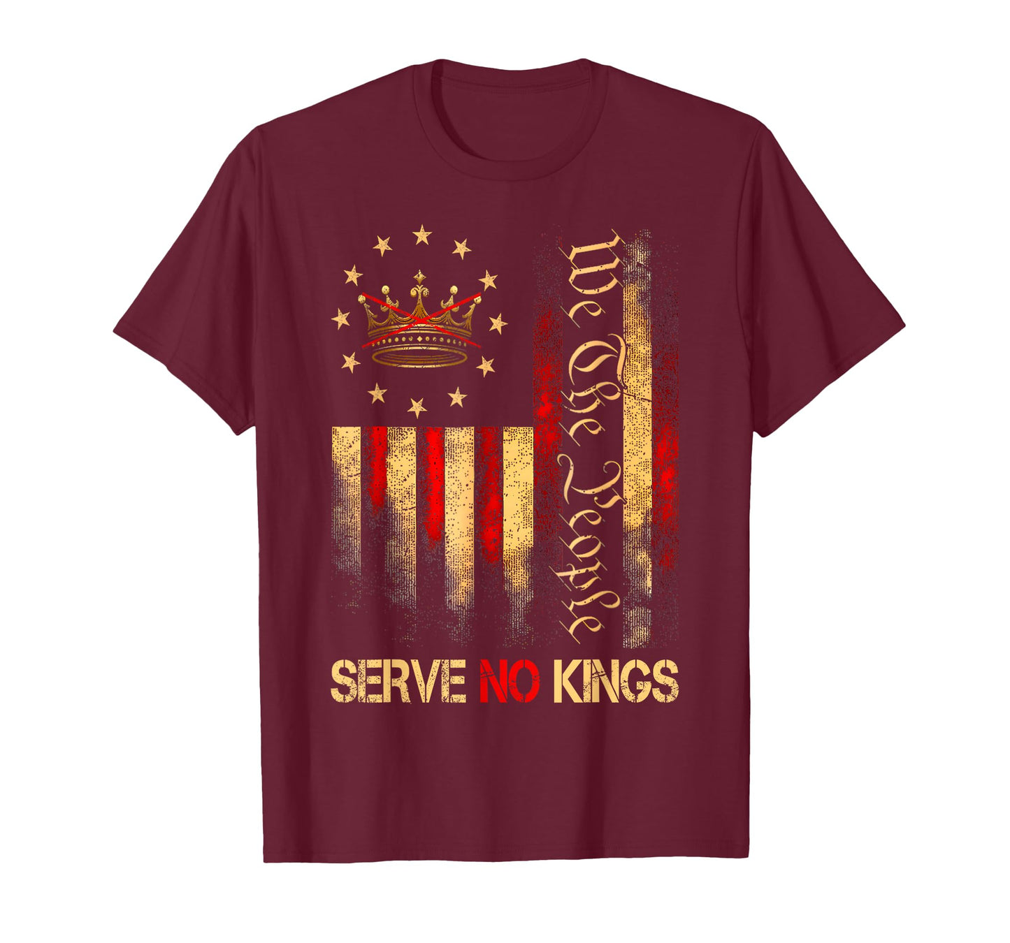 We The People Serve No Kings Shirt T-Shirt