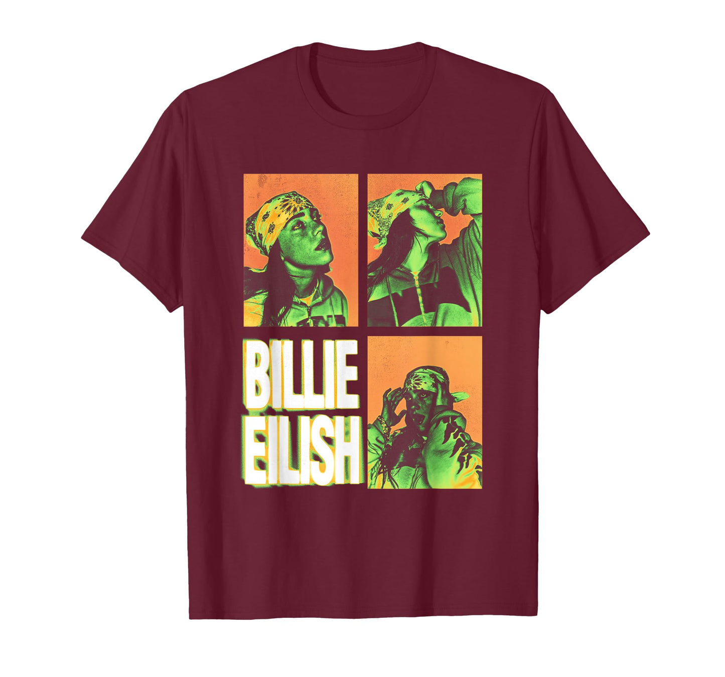 Official Billie Eilish HIT ME HARD AND SOFT Photo Squares T-Shirt