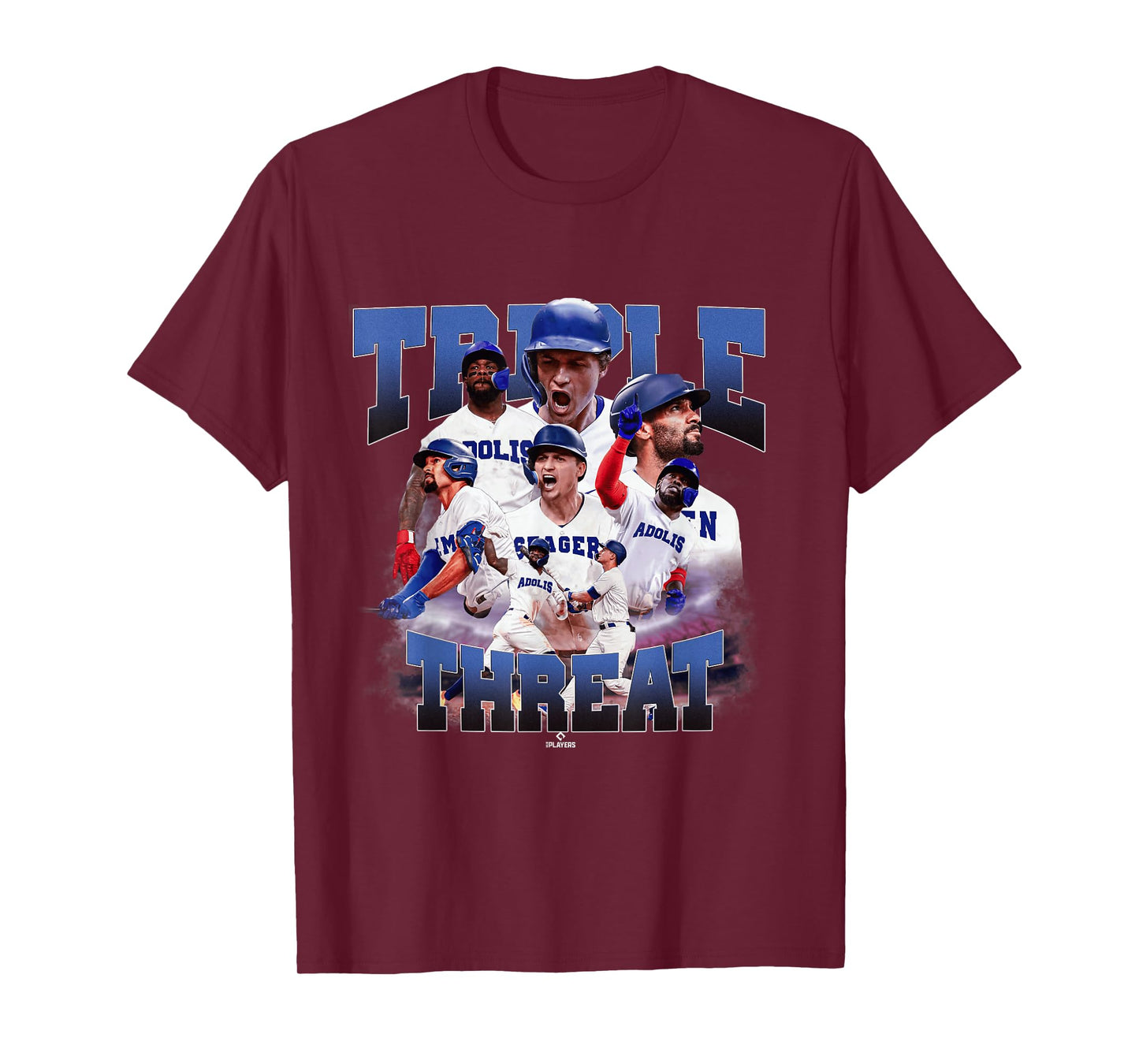 Corey Seager, M. Semien & Adolis García | TX | MLBTRIO4005 T-Shirt