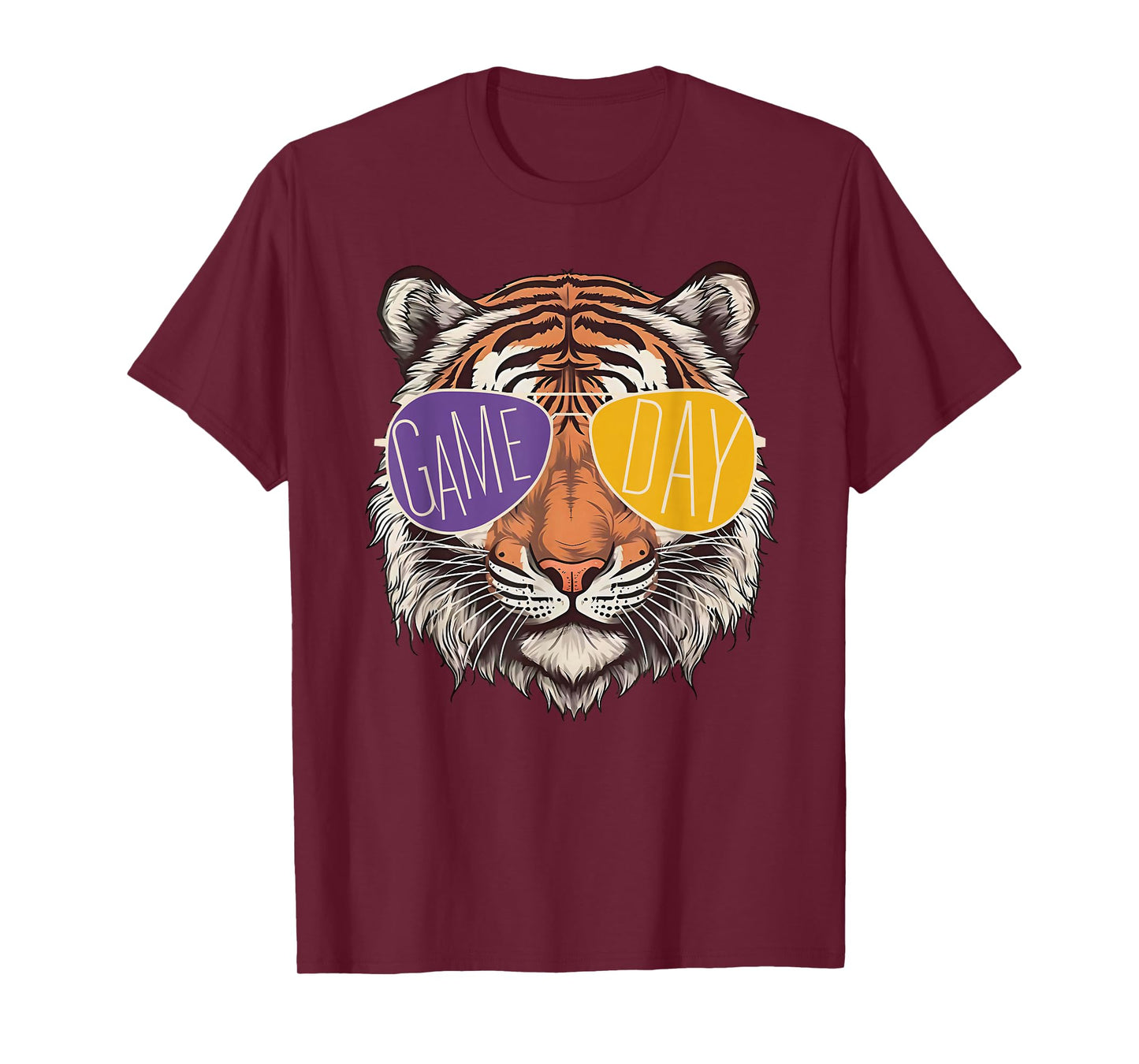 Touchdown American Football Game Day Thanksgiving Tiger Cool T-Shirt