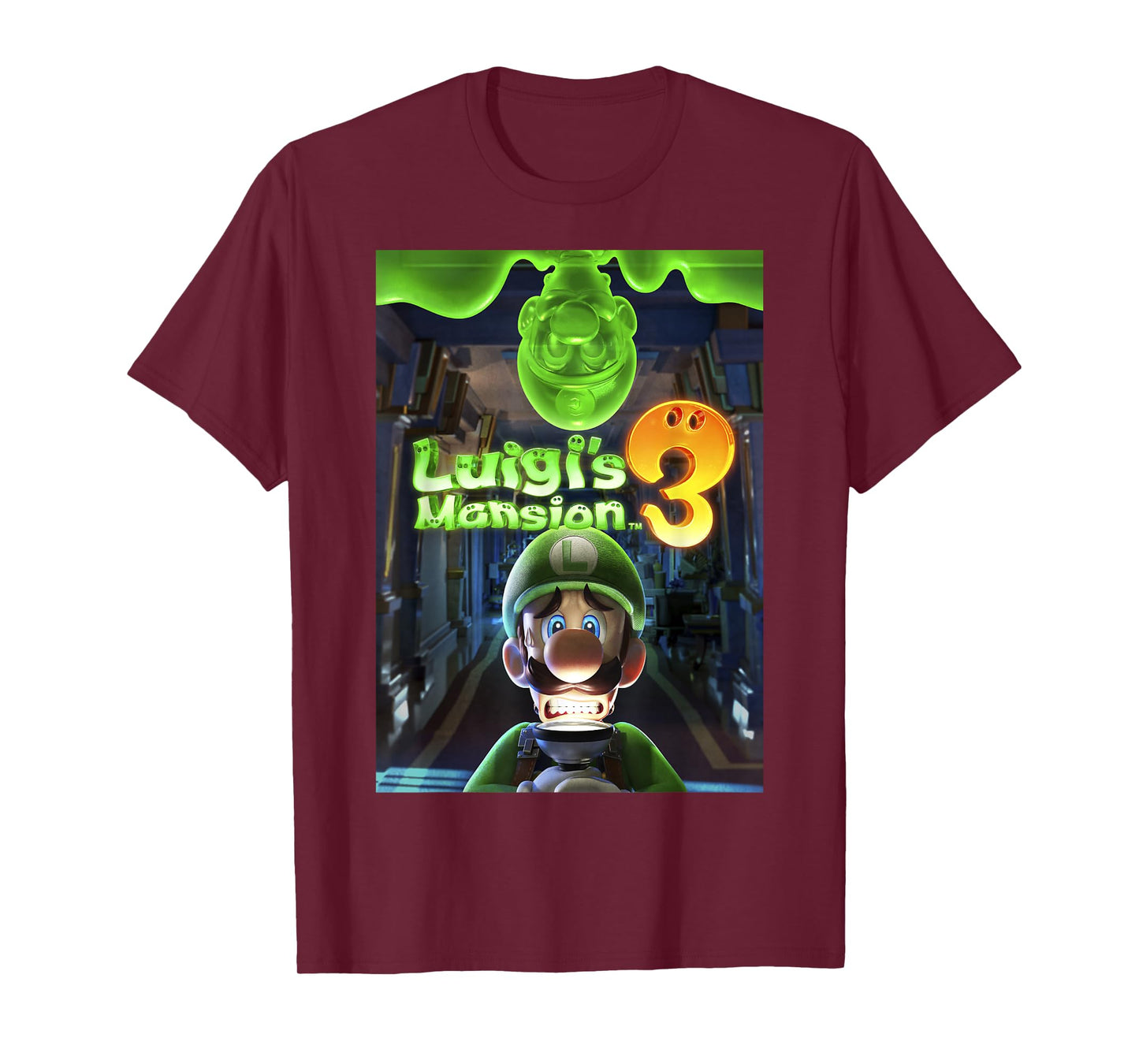 Luigi's Mansion 3 Luigi Poster T-Shirt
