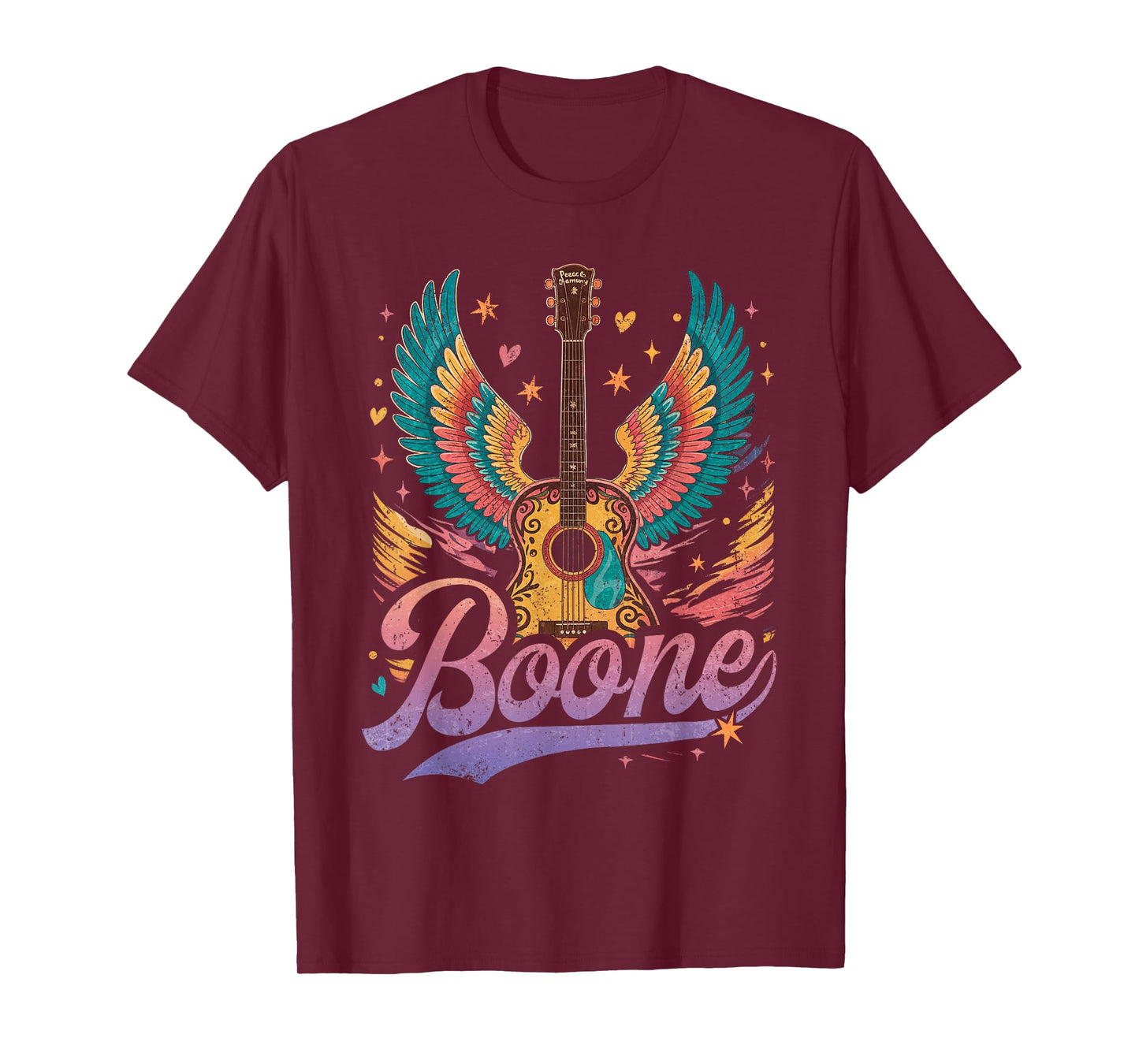 Boone Personalized Name Vintage Retro Girls Woman Man T-Shirt