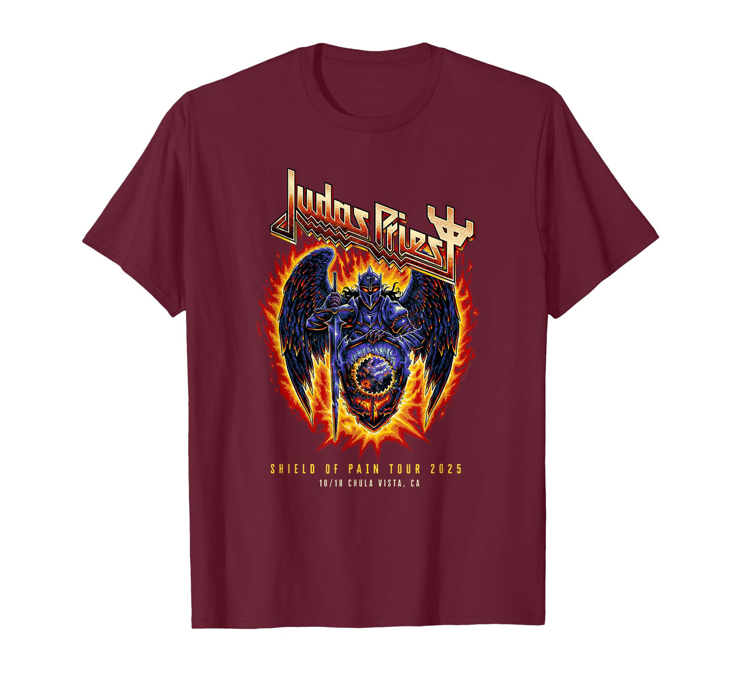 Judas Priest – Shield Of Pain Tour 2025 Chula Vista T-Shirt