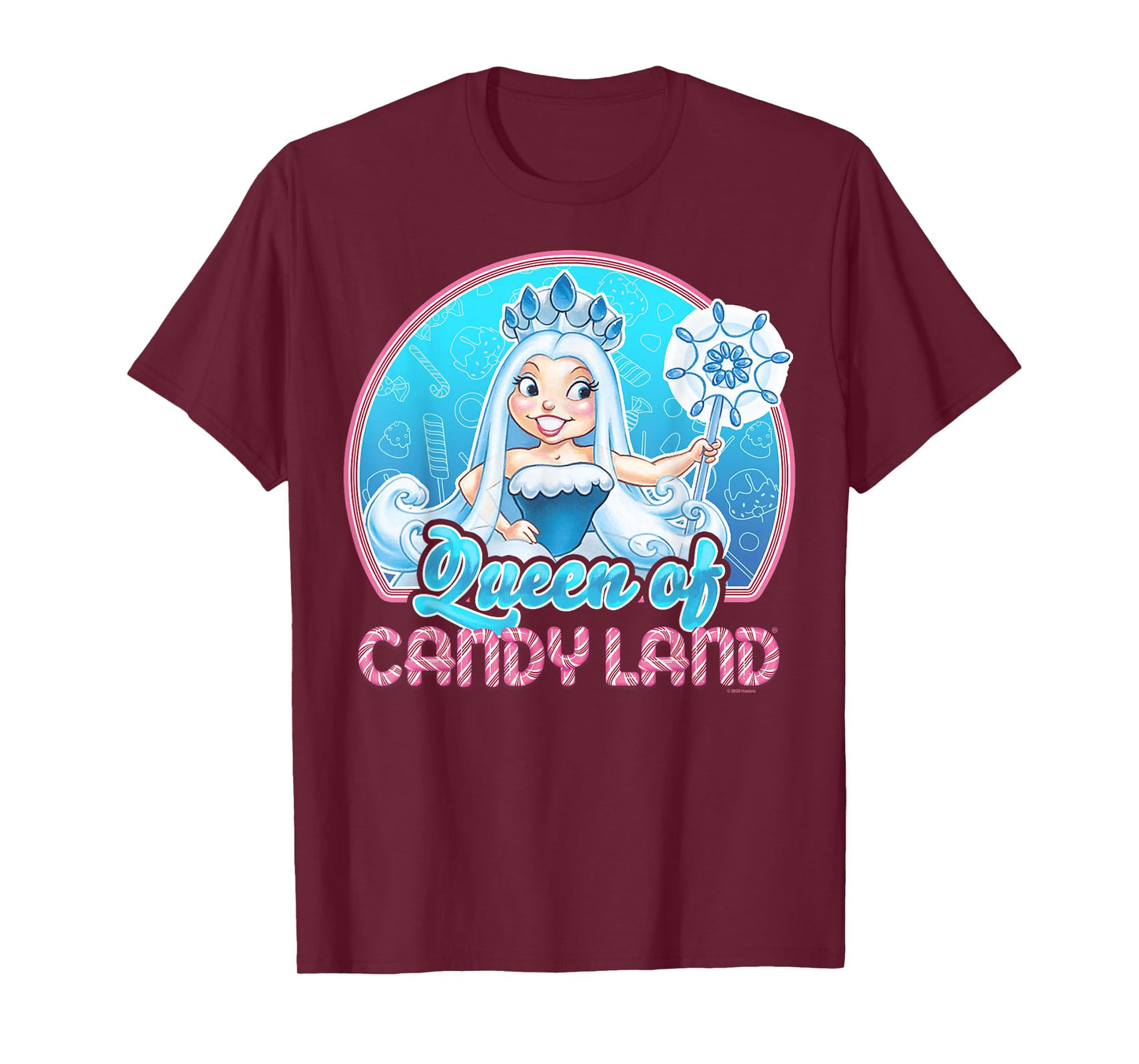 Candy Land Queen Of Candy Land Portrait T-Shirt