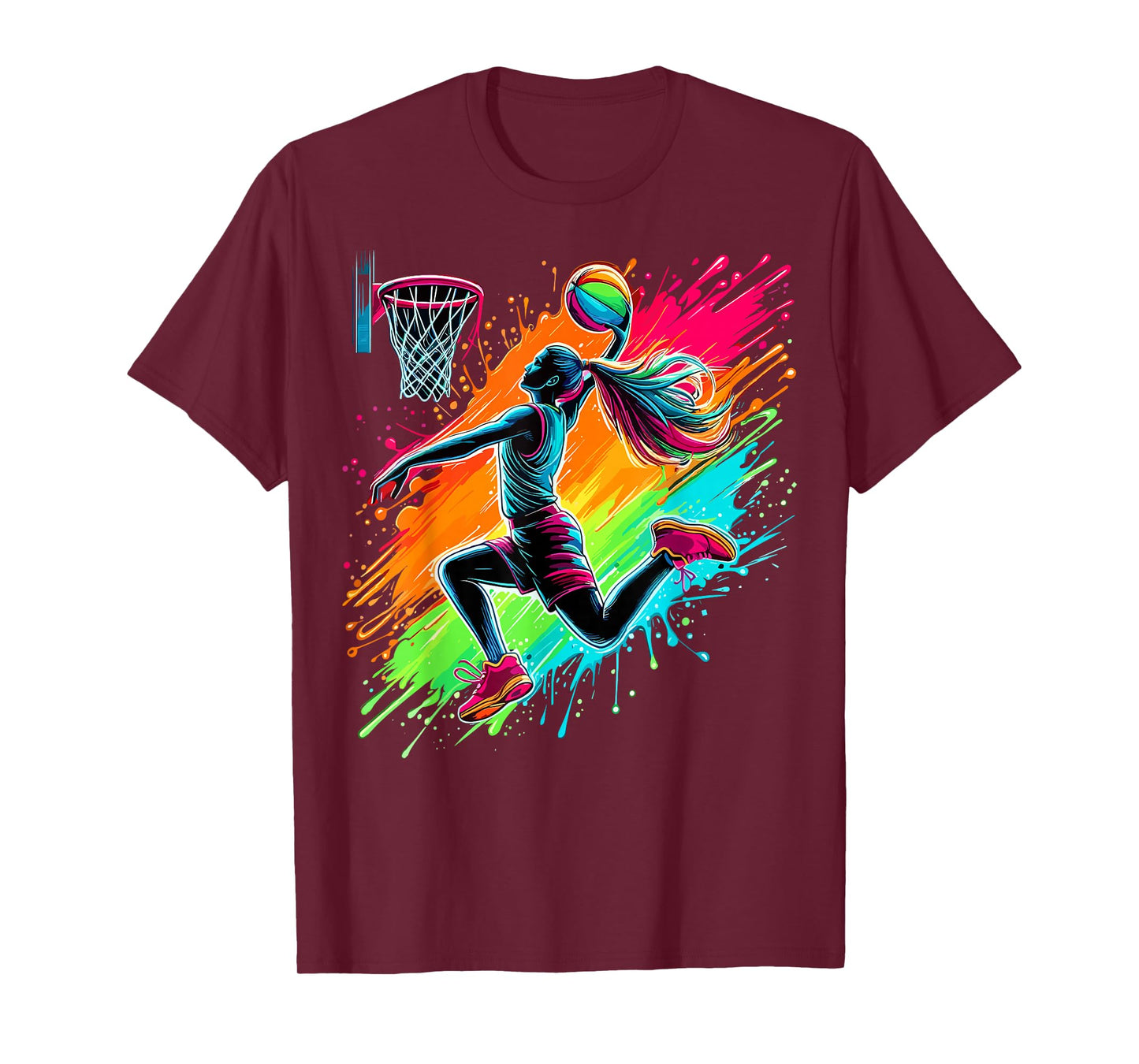 Basketball Player Girl Basketballer T-Shirt