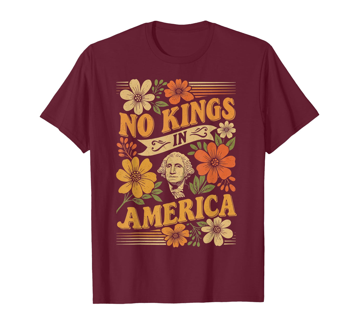 No Kings In America We The People Political Save Democracy T-Shirt