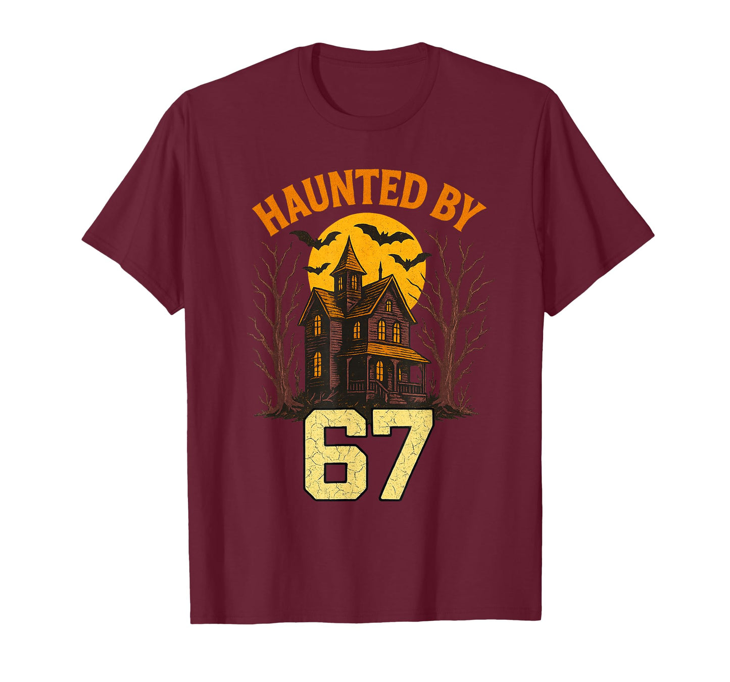 67 Meme Trendy Halloween Funny Six Seven Gen Alpha Teen Boys T-Shirt
